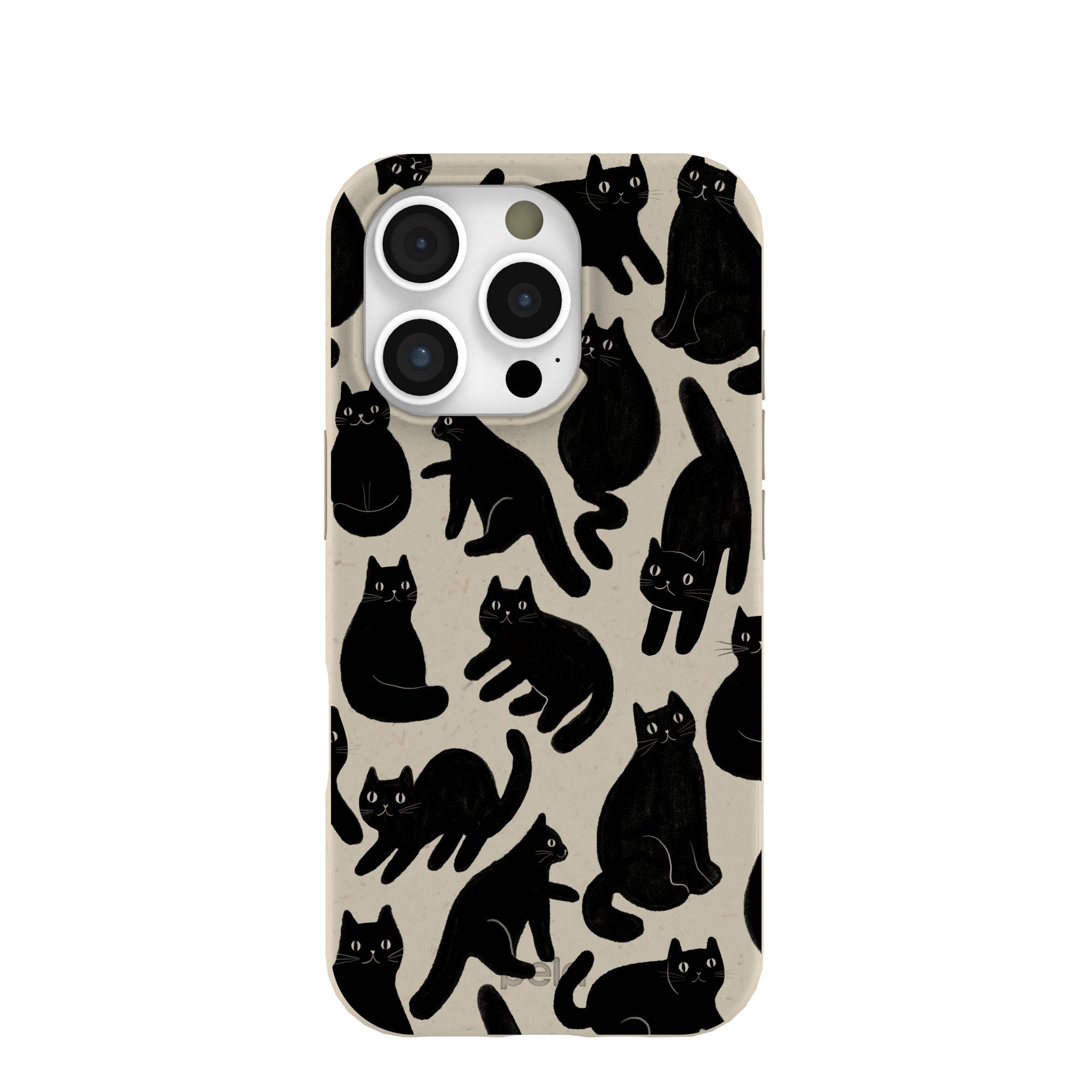 London Fog Night Meowers iPhone 16 Pro Case Refurbished - Pela Case refurbished available on Cerqular