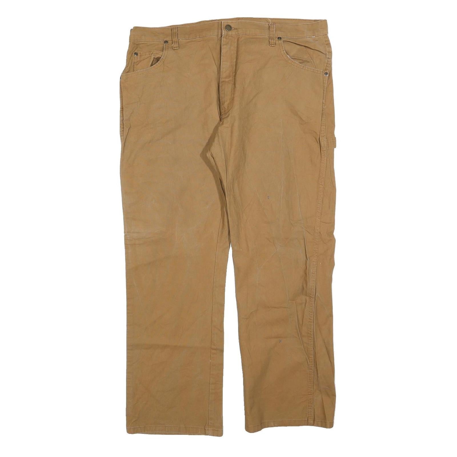 DICKIES Mens Regular Fit Beige Jeans Cotton Blend W38 L30 Workwear Casual Refurbished - N/A refurbished available on Cerqular
