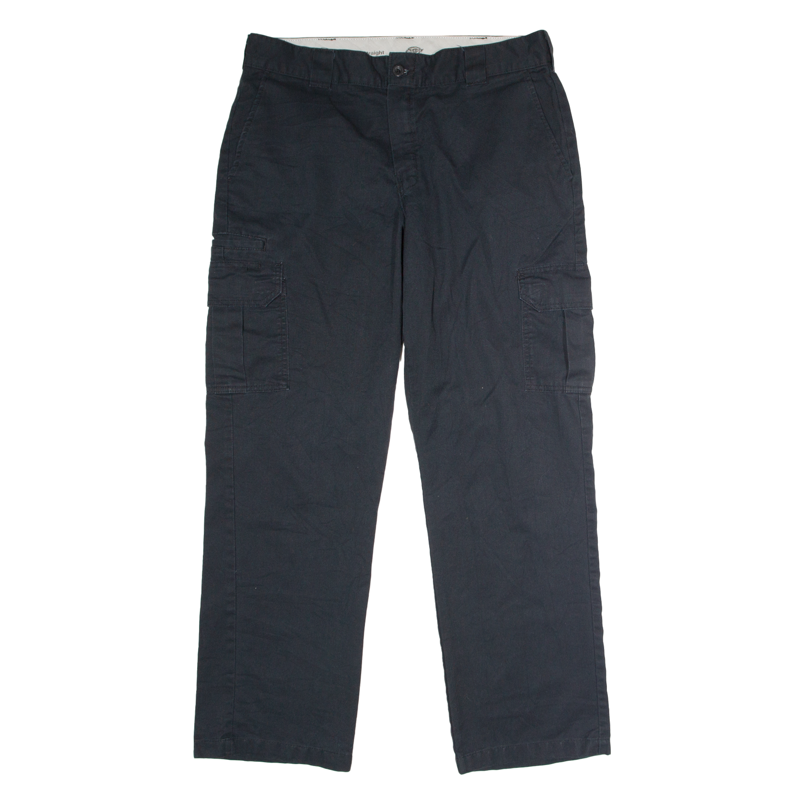 DICKIES Workwear Cargo Mens Trousers Black Regular Straight W36 L32 Refurbished - N/A refurbished available on Cerqular