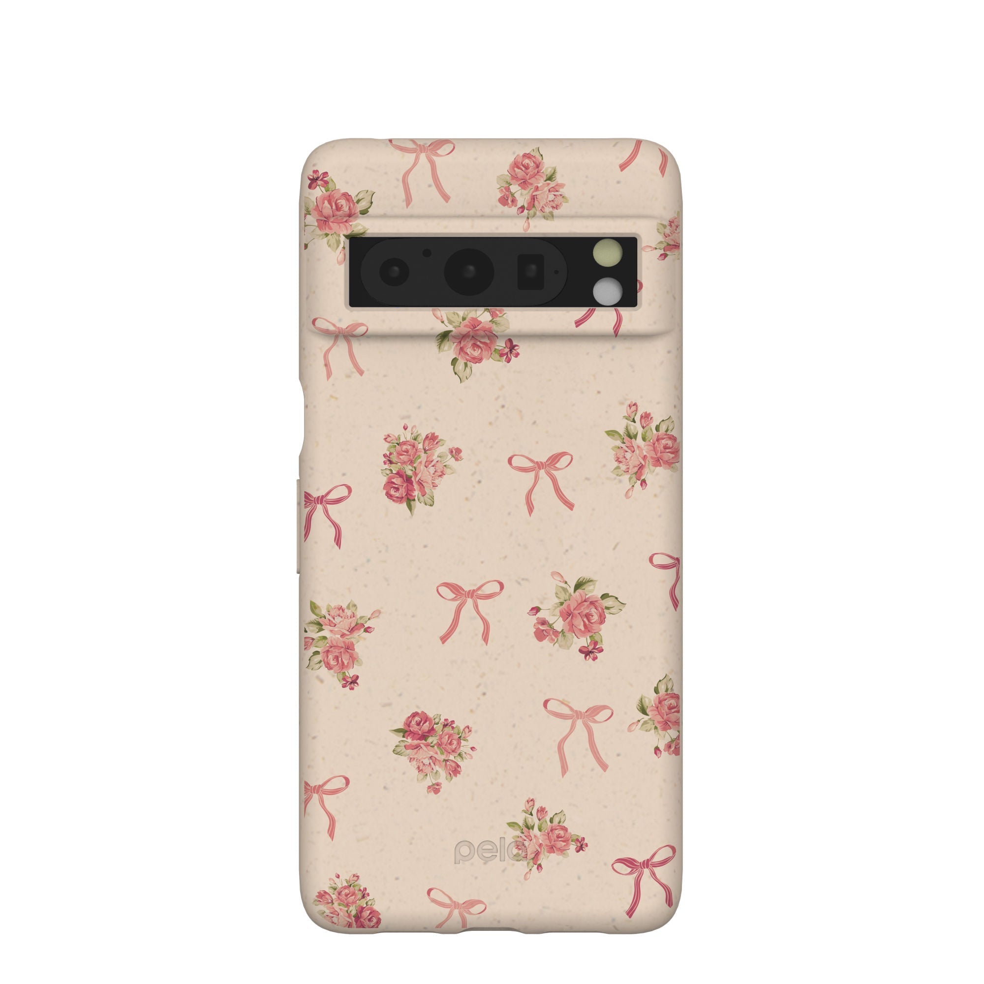 Seashell Roses and Bows Google Pixel 8 Pro Case Refurbished - Pela Case refurbished available on Cerqular