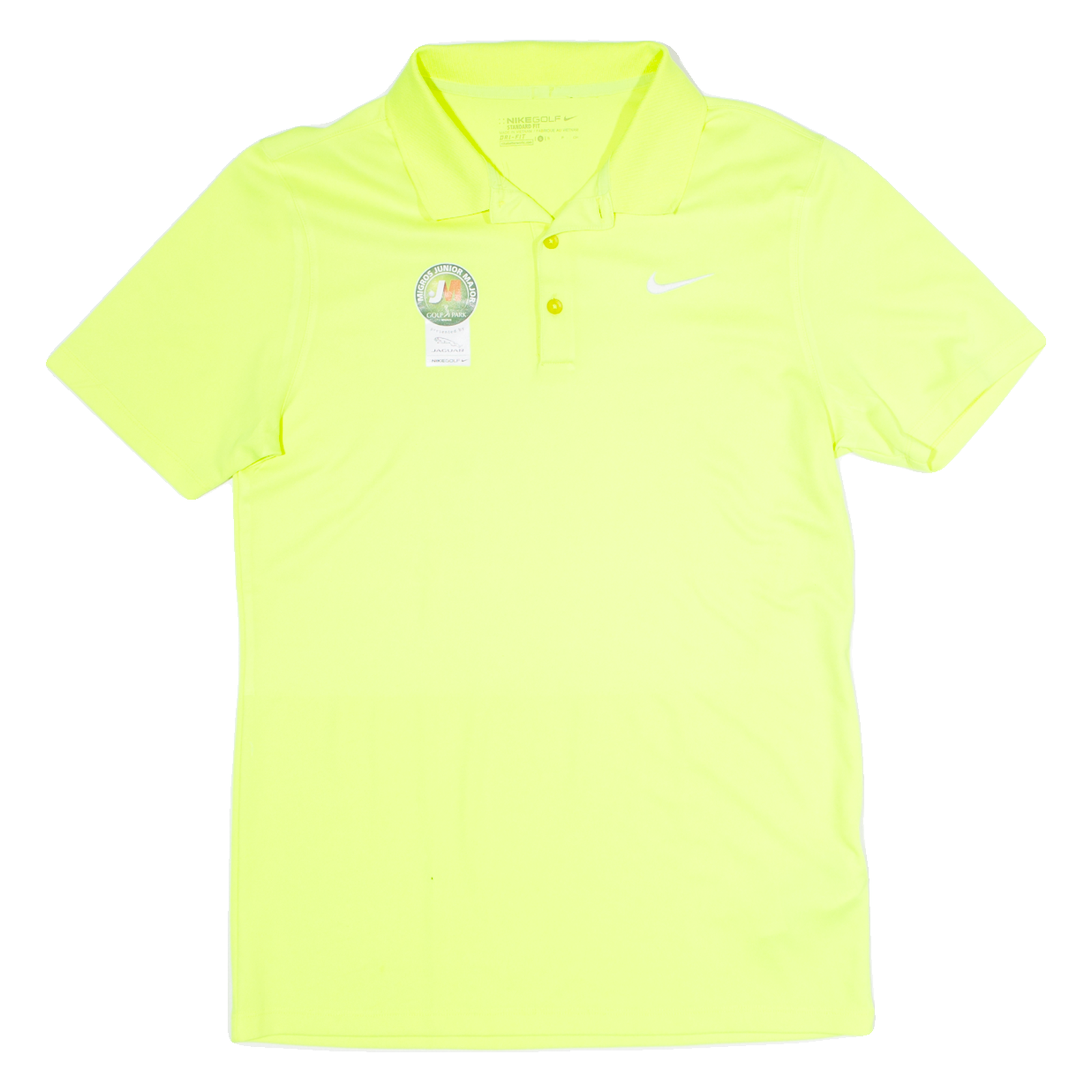 NIKE GOLF DRI FIT NEON Mens Polo Shirt Yellow S Refurbished - N/A refurbished available on Cerqular