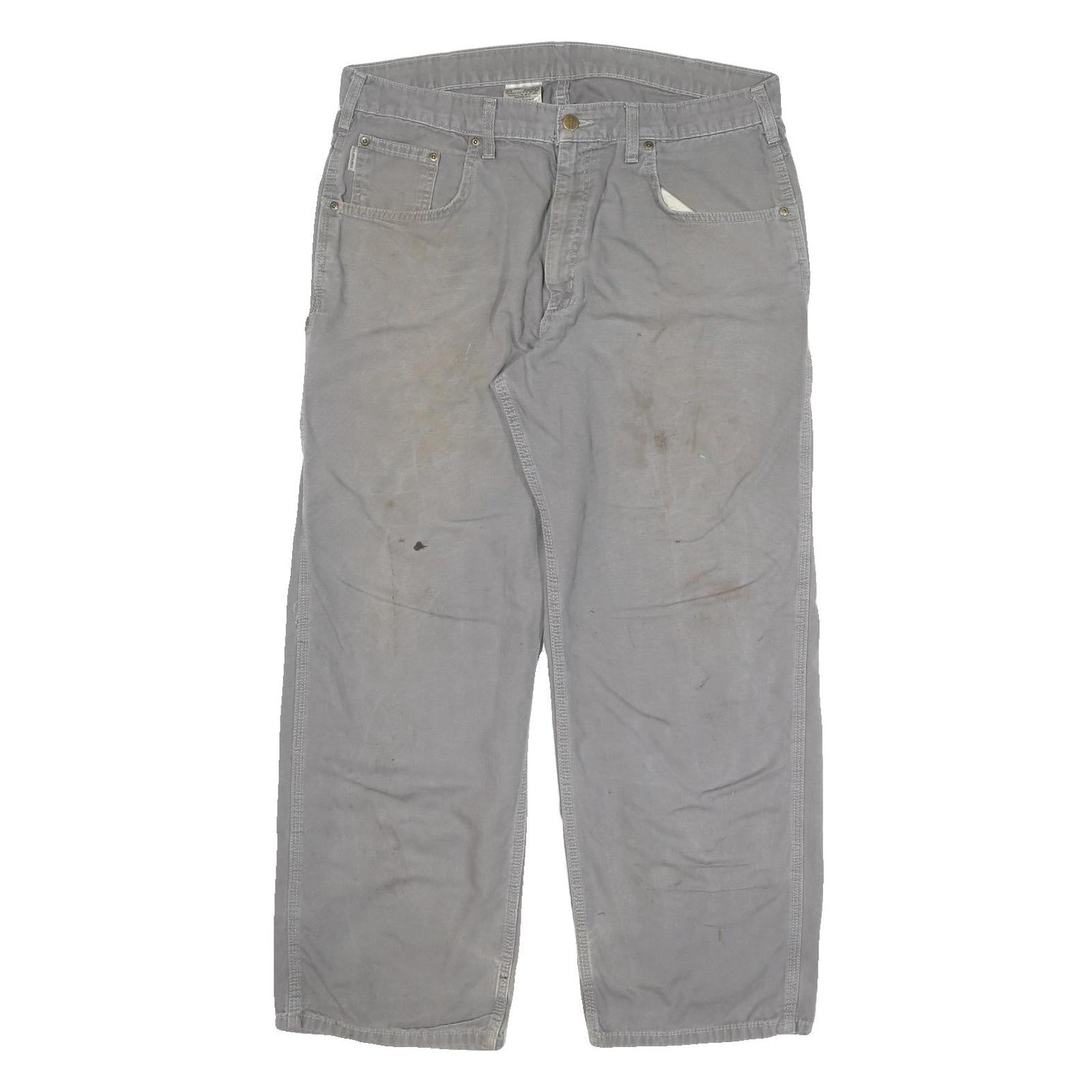 Buy DICKIES Mens Grey Relaxed Straight Woven Cotton Blend Trousers W36 L30 Workwear Refurbished - $29.90 DICKIES Mens Grey Relaxed Straight Woven Cotton Blend Trousers W36 L30 Workwear Refurbished - N/A refurbished available on Cerqular