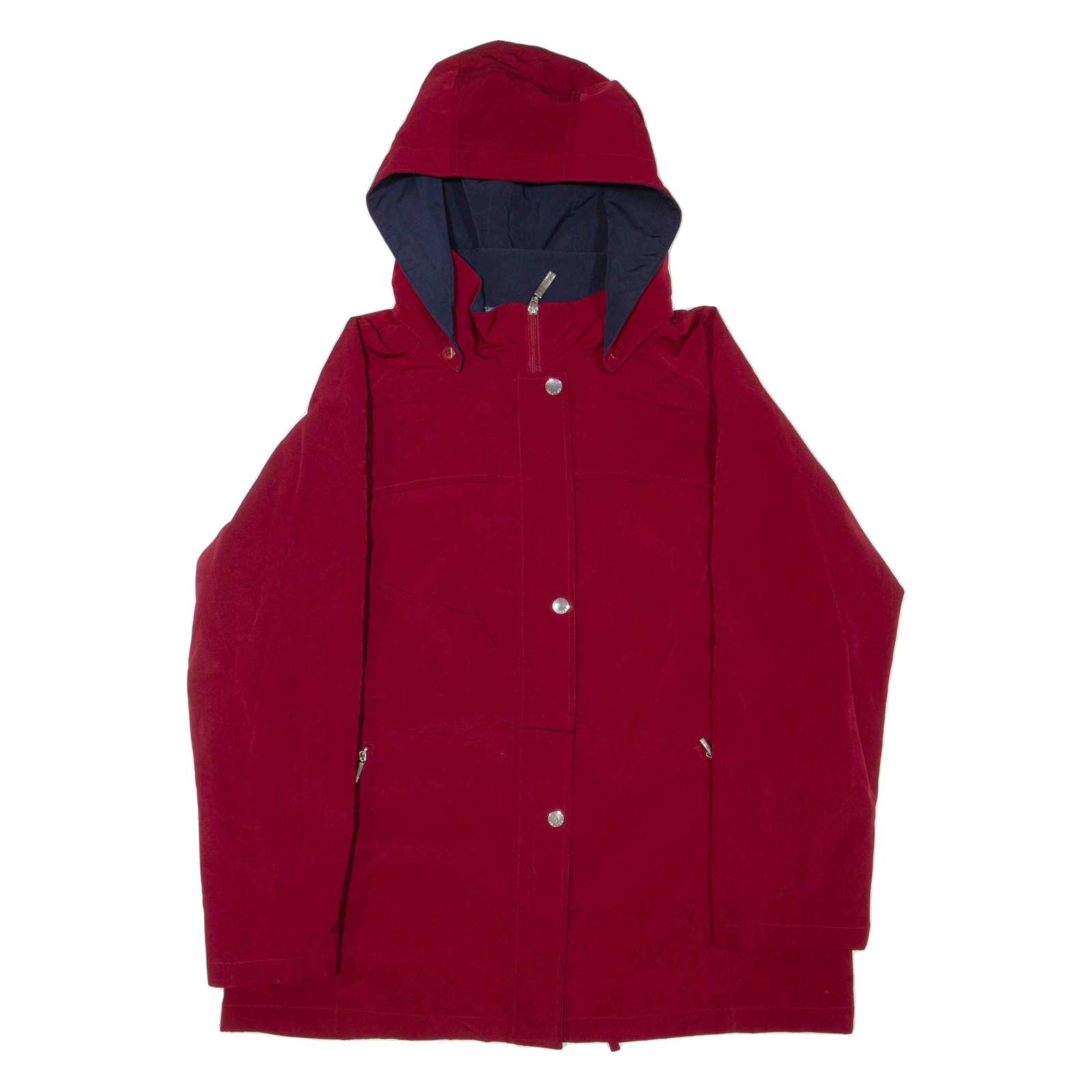 NAUTICA Mens Jacket Maroon Hooded XL Refurbished - N/A refurbished available on Cerqular