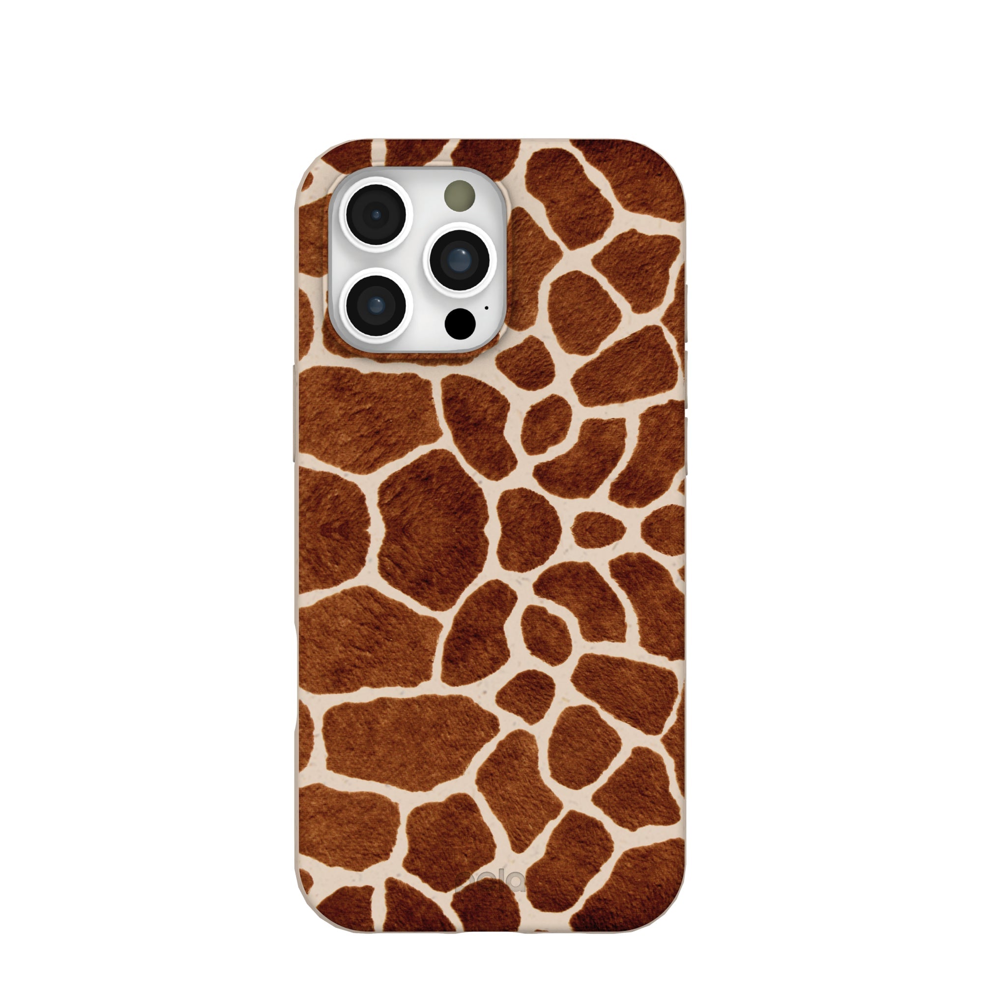 Seashell Giraffe iPhone 16 Pro Max Case Refurbished - Pela Case refurbished available on Cerqular