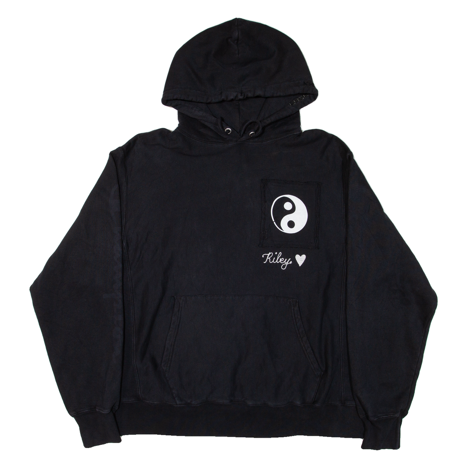 CHAMPION REVERSE WEAVE Womens Black Hoodie L Refurbished - N/A refurbished available on Cerqular