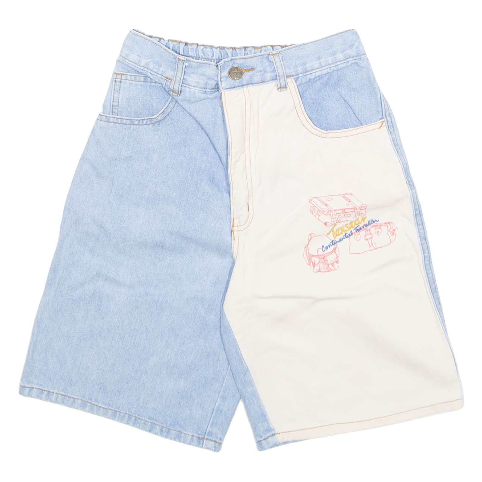 TEXSTAR Womens Denim Shorts Blue M W22 Refurbished - N/A refurbished available on Cerqular