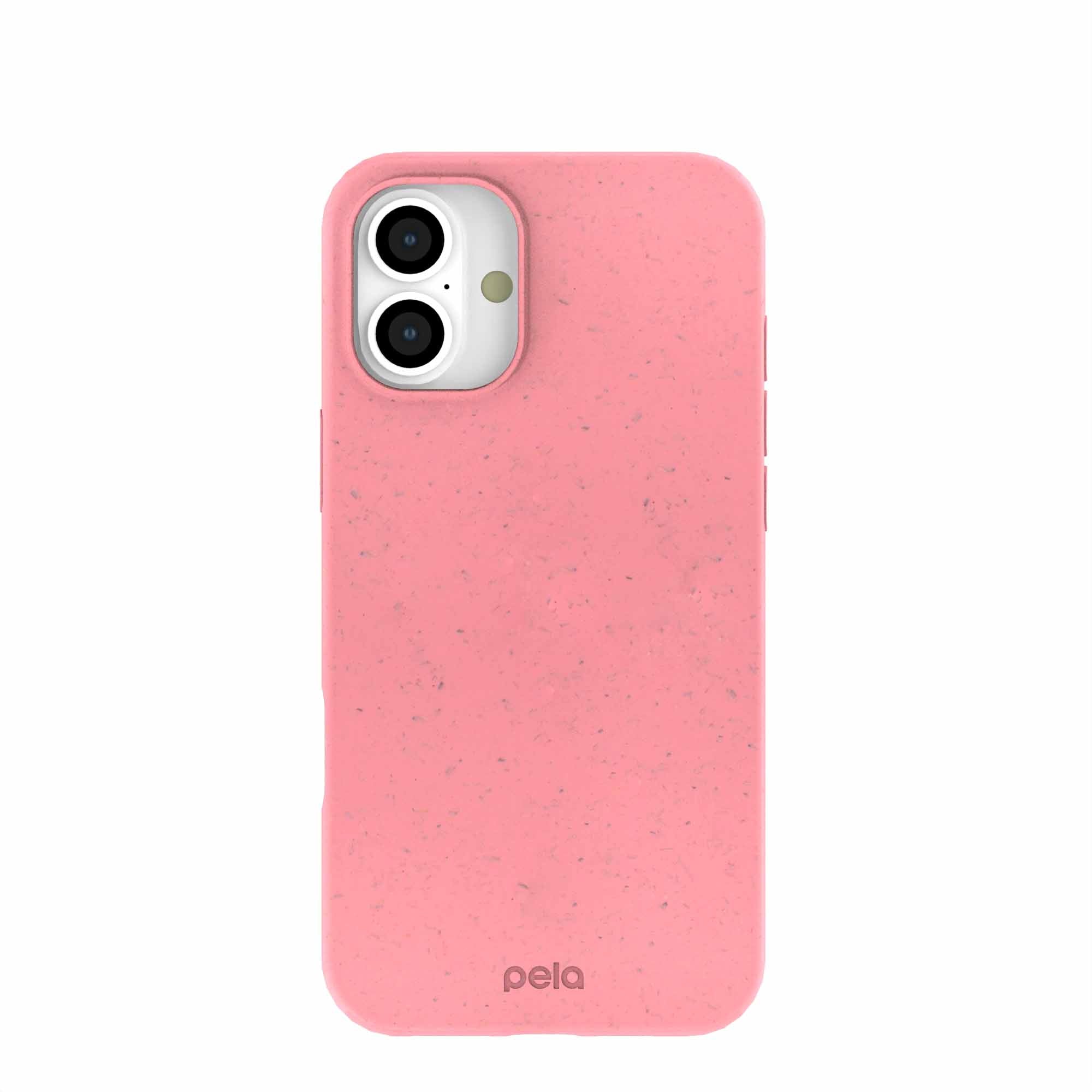 Bubblegum Pink iPhone 16 Plus Case Refurbished - Pela Case refurbished available on Cerqular