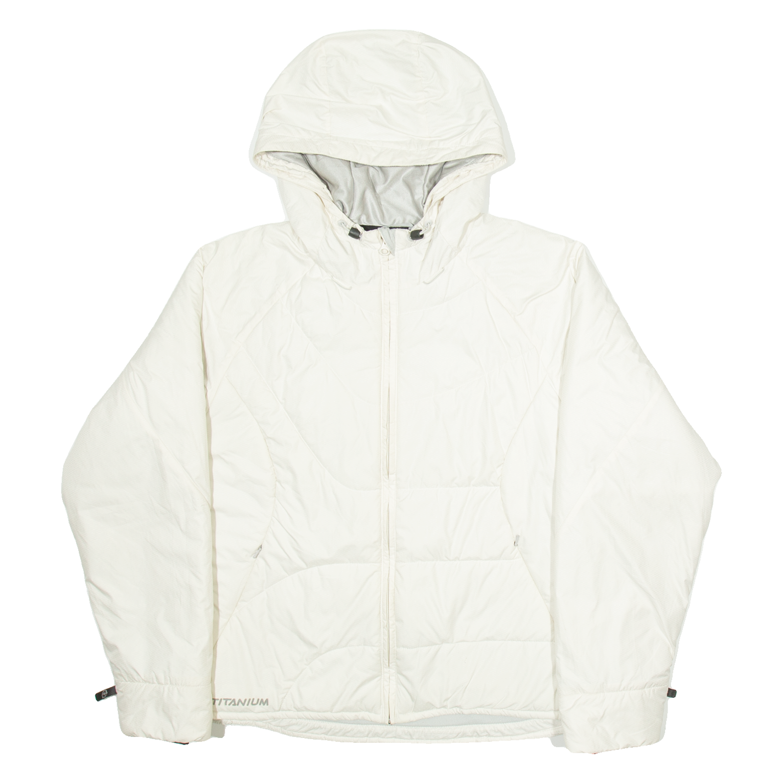 COLUMBIA Womens Jacket White Hooded L Refurbished - N/A refurbished available on Cerqular