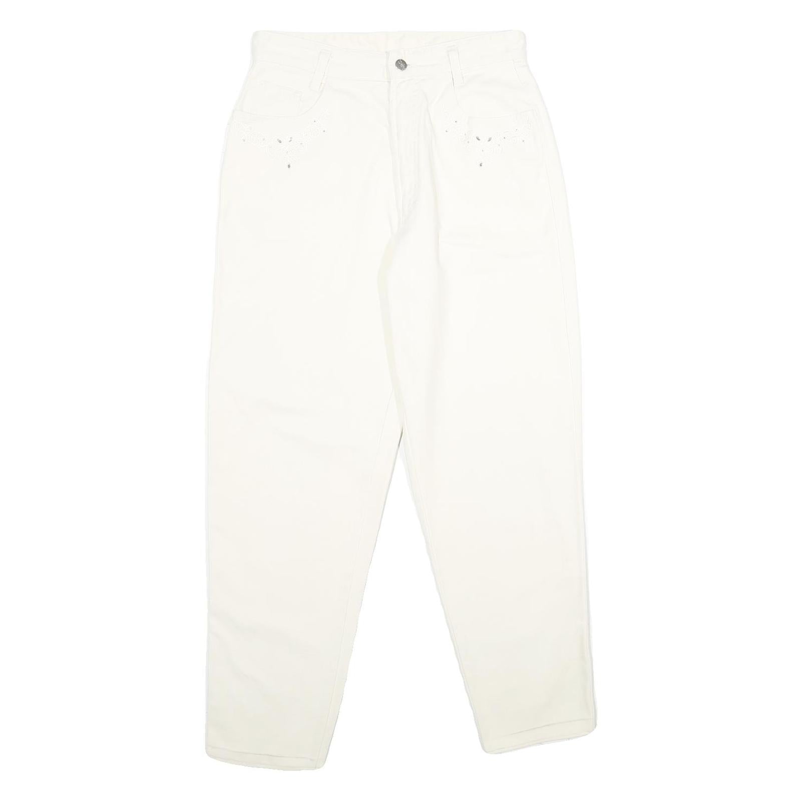 MAC Womens Classic White Cotton Jeans W28 L29 Zip Closure Comfortable Fit Refurbished - N/A refurbished available on Cerqular