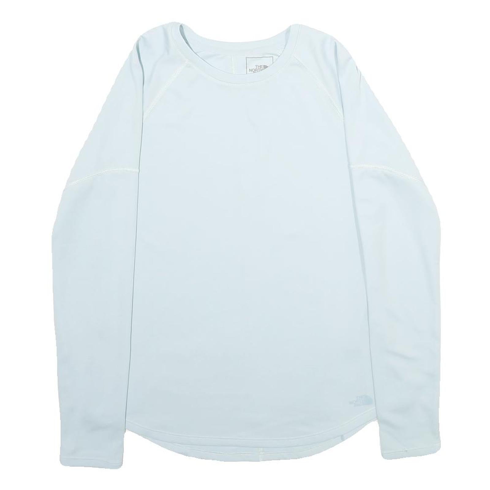 THE NORTH FACE Womens White Long Sleeve Crew Neck T-Shirt S Lightweight Refurbished - N/A refurbished available on Cerqular