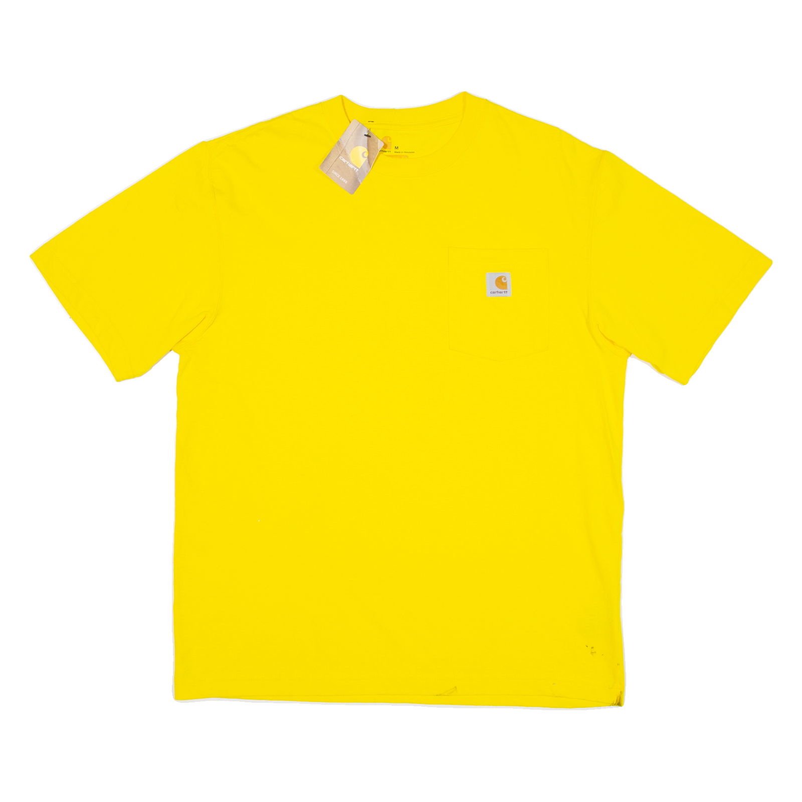 CARHARTT Mens T-Shirt Yellow M Refurbished - N/A refurbished available on Cerqular