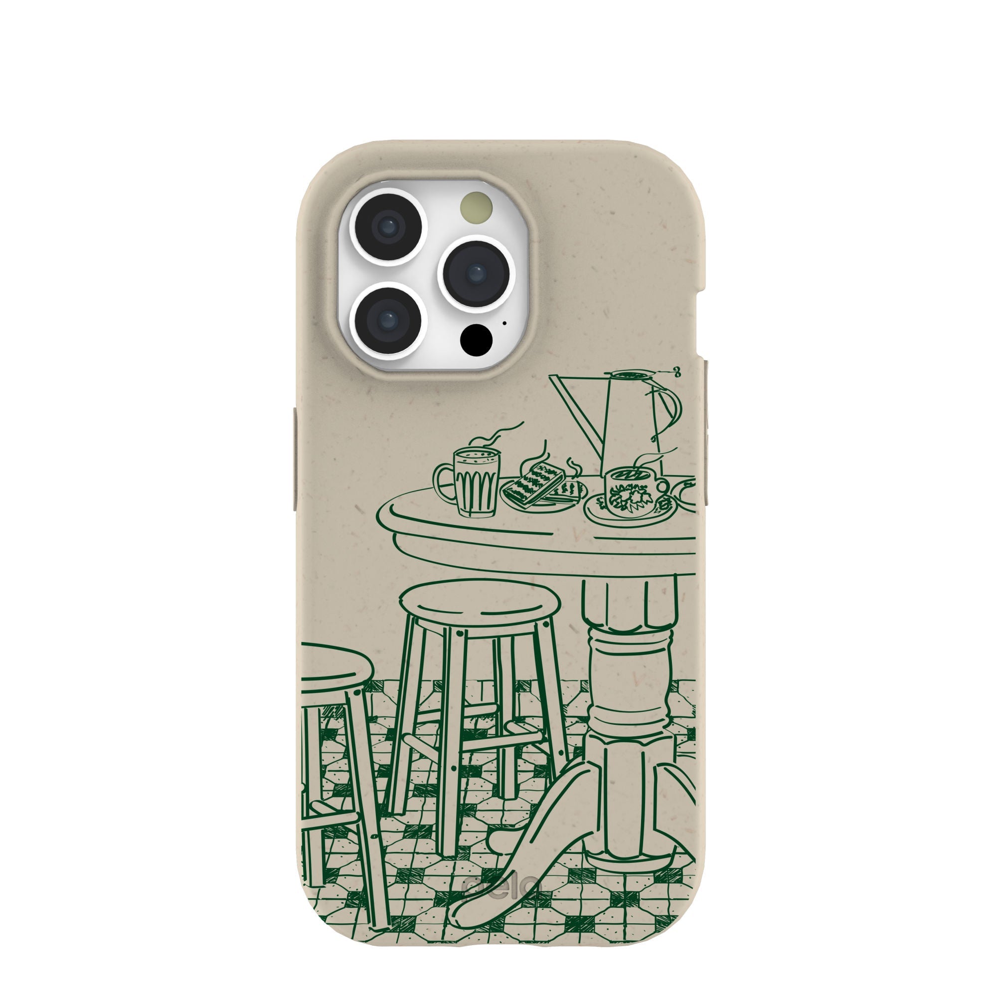 London Fog Brunch iPhone 15 Pro Case Refurbished - Pela Case refurbished available on Cerqular