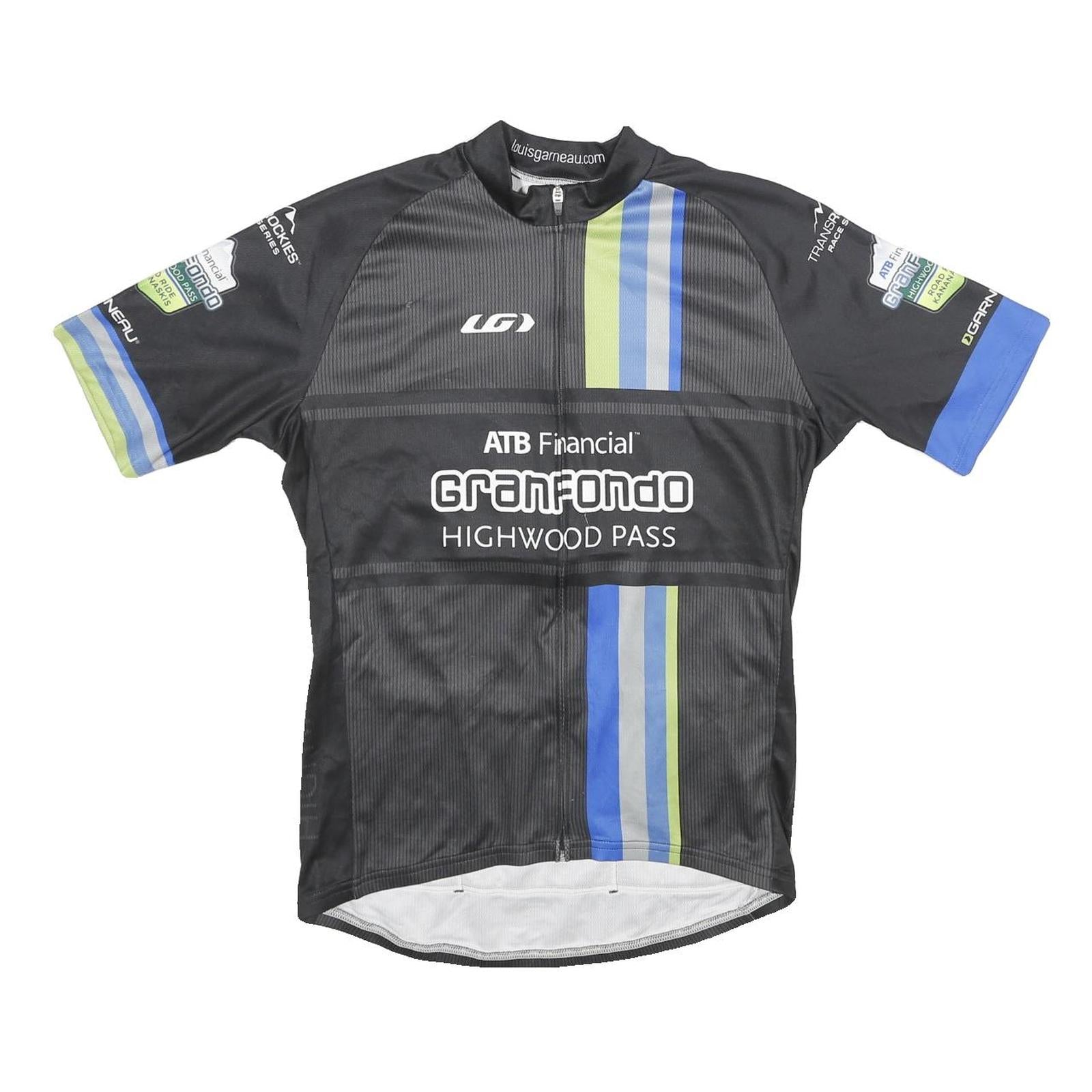 LOUIS GARNEAU Mens Black & Blue Graphic T-Shirt L Short Sleeve Crew Neck Refurbished - N/A refurbished available on Cerqular