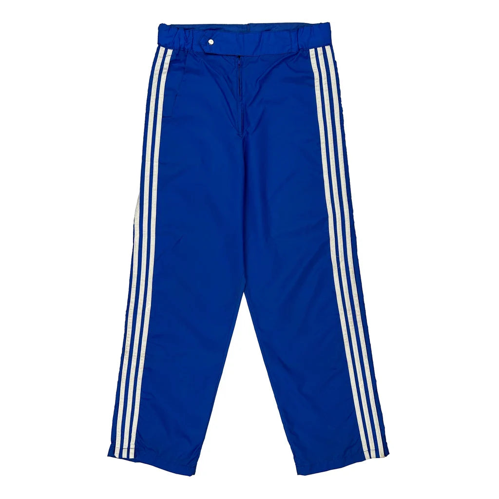 Adidas Striped Tracksuit - Small Blue Polyester Refurbished - Thrifted (note: this is a term often used to describe second- refurbished available on Cerqular