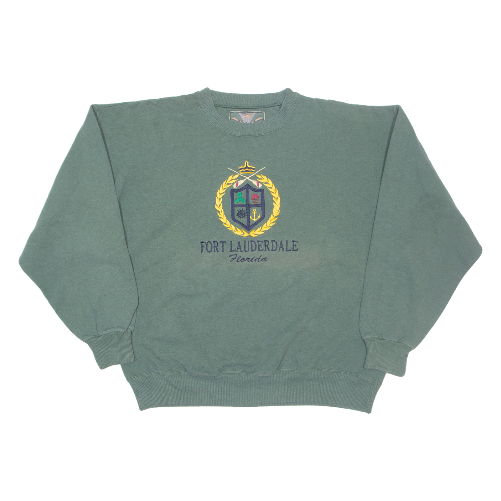 CHEYENNE RIVER Fort Lauderdale Mens Sweatshirt Green USA XL Refurbished - N/A refurbished available on Cerqular