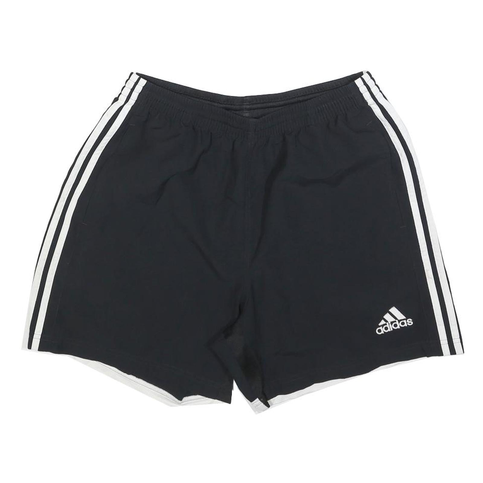 ADIDAS Mens Black Sports Shorts M W31 Polyester Blend Athletic Gym Refurbished - N/A refurbished available on Cerqular