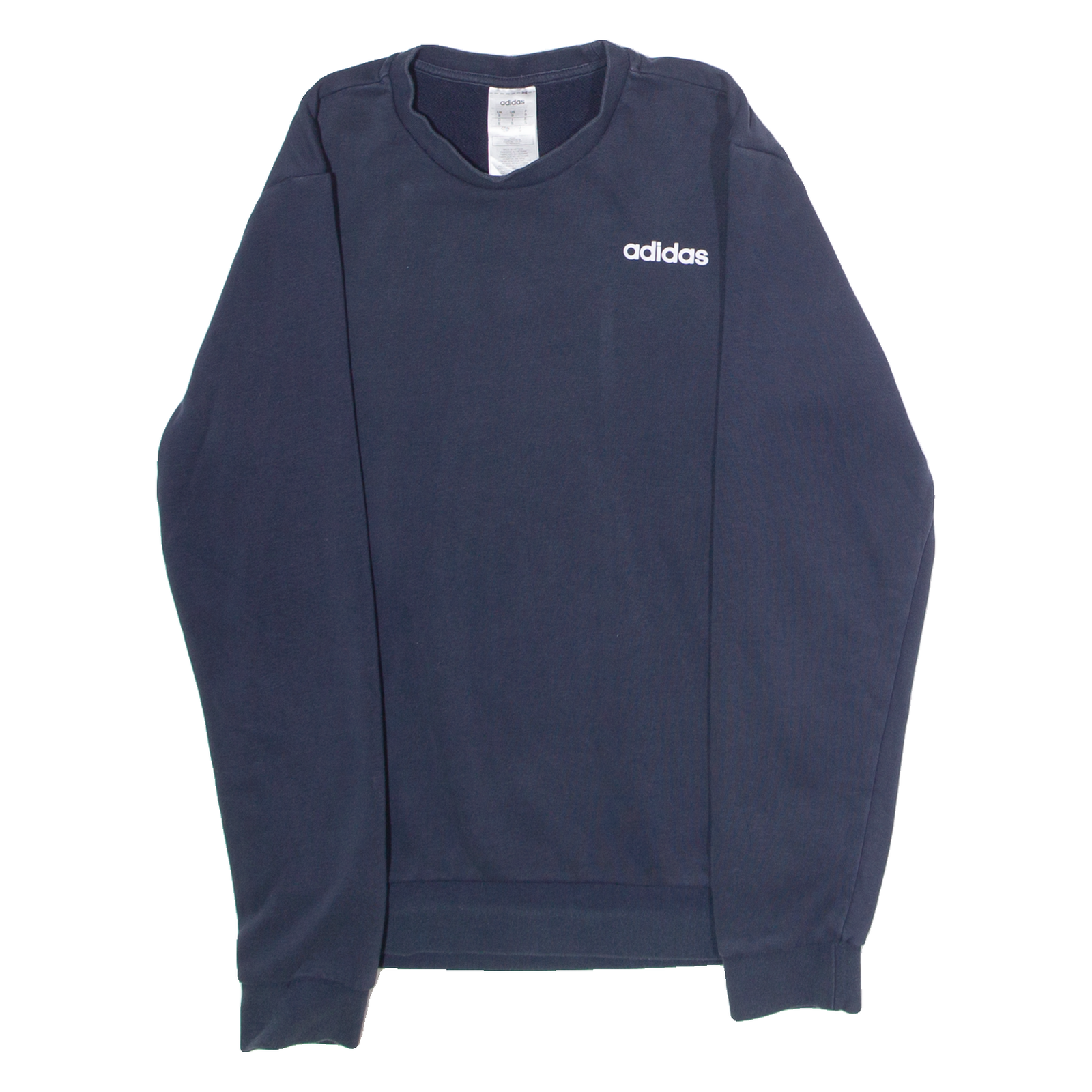 ADIDAS Mens Sweatshirt Blue Crew Neck S Refurbished - N/A refurbished available on Cerqular