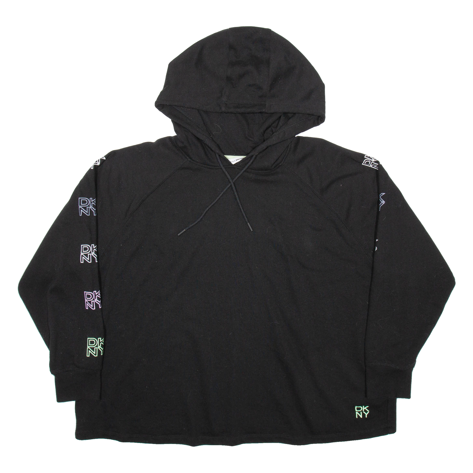 DKNY Sportswear Womens Black Hoodie L Refurbished - N/A refurbished available on Cerqular