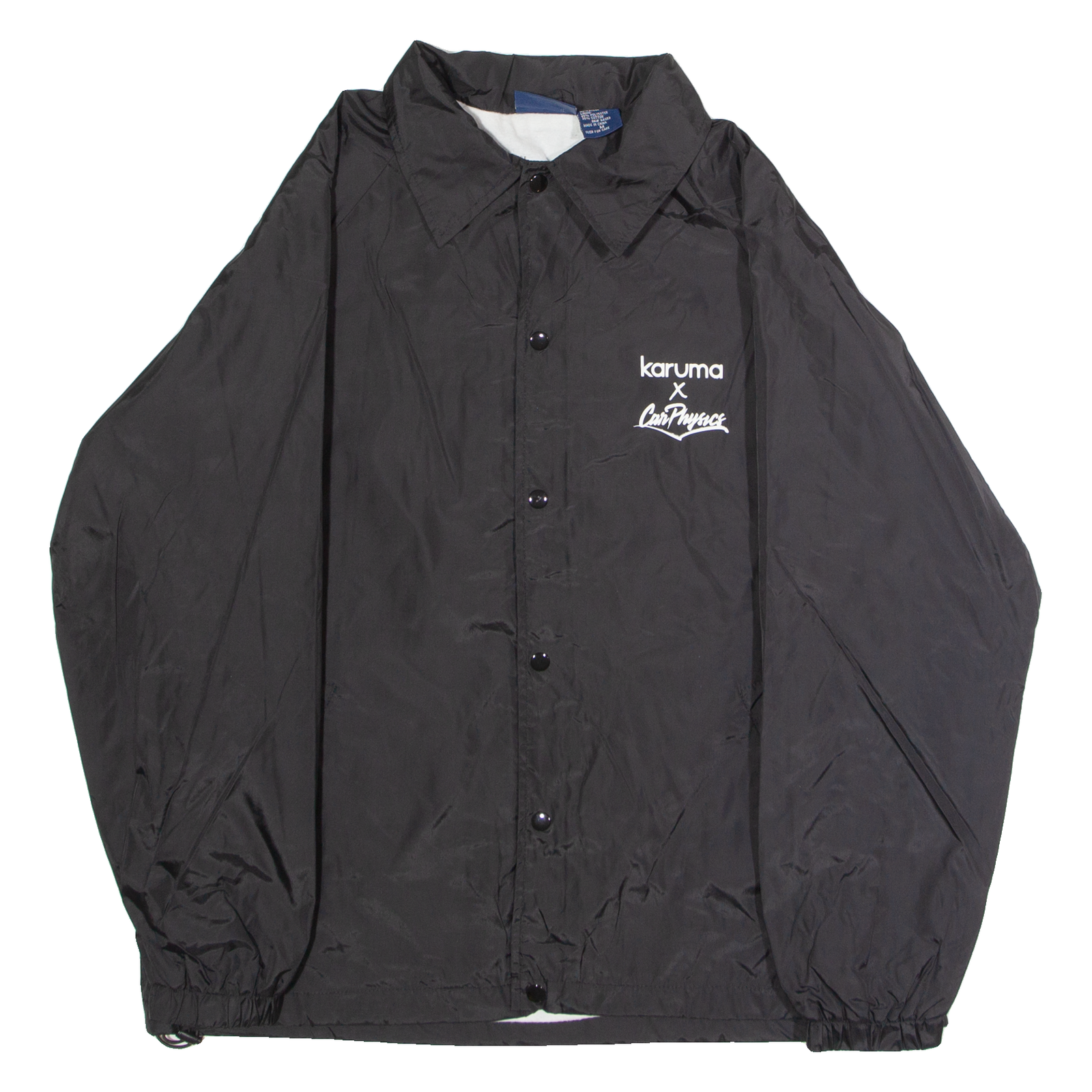 VOS SPORTS Karuma X Car Physics Mens Coach Jacket Black Nylon M Refurbished - N/A refurbished available on Cerqular