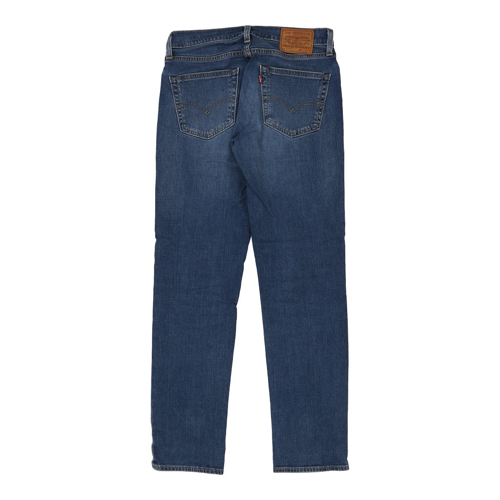 511 Levis Jeans - 30W 32L Blue Cotton Refurbished - Thrifted (note: this is a term often used to describe second- refurbished available on Cerqular