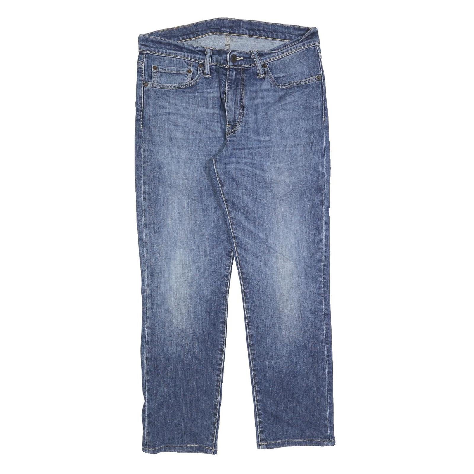 LEVI'S 511 Slim Mens Jeans Blue Slim Skinny Denim Medium W33 L27 Zip Button Refurbished - N/A refurbished available on Cerqular