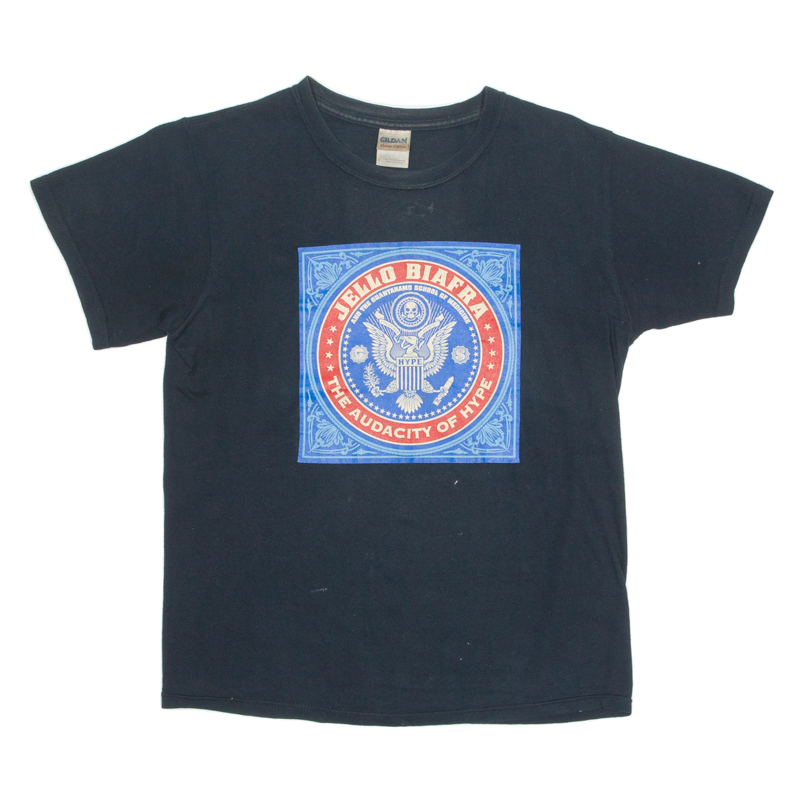 GILDAN Jello Biafra Mens Band T-Shirt Black Crew Neck S Refurbished - N/A refurbished available on Cerqular