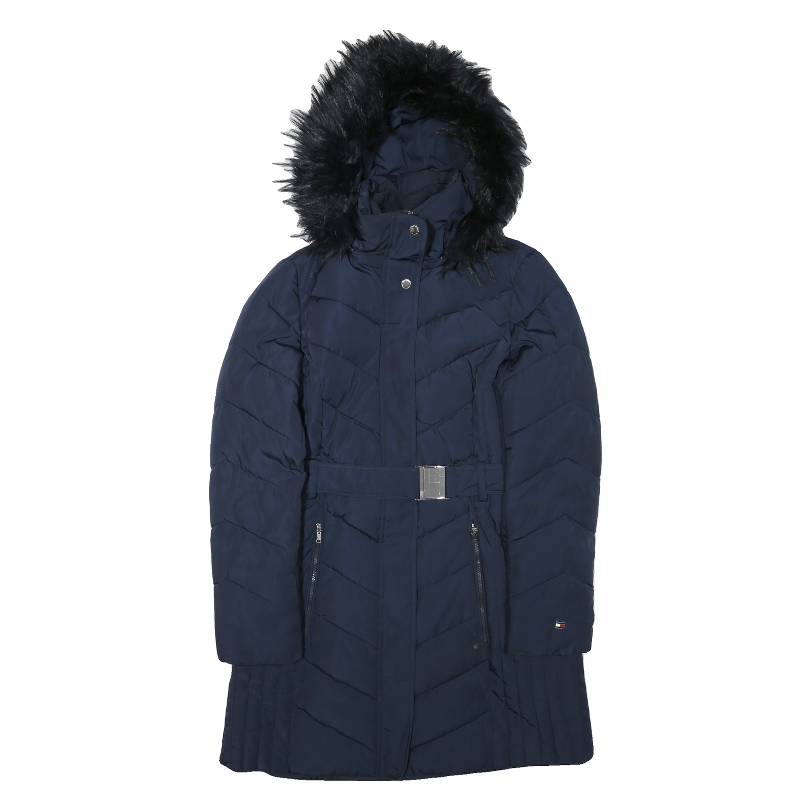 Buy TOMMY HILFIGER Womens Navy Blue Quilted Jacket S Polyester Blend Hooded Zip Refurbished - $84.49 TOMMY HILFIGER Womens Navy Blue Quilted Jacket S Polyester Blend Hooded Zip Refurbished - N/A refurbished available on Cerqular