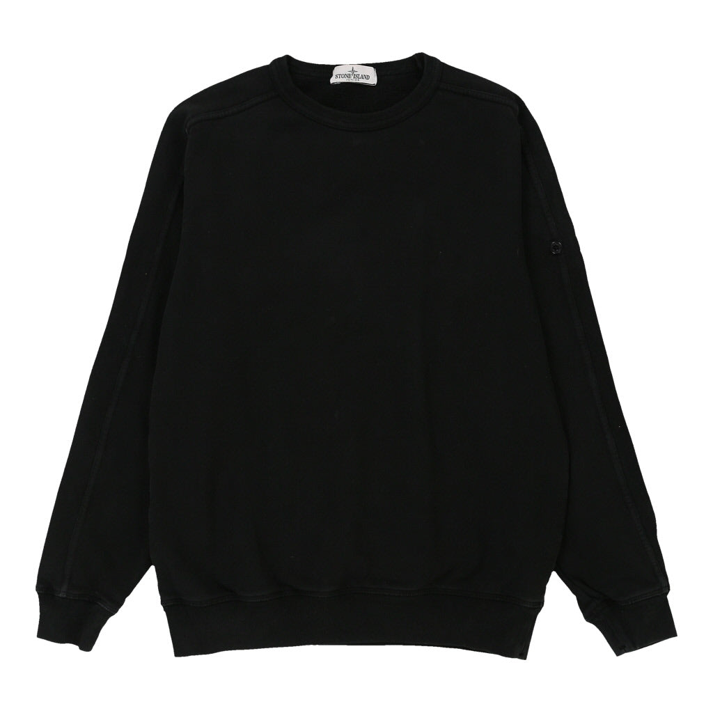 14 Years Stone Island Jumper - Medium Black Cotton Blend | Size: medium Refurbished - N/A (Preloved Designer is not a specific brand, it refurbished available on Cerqular