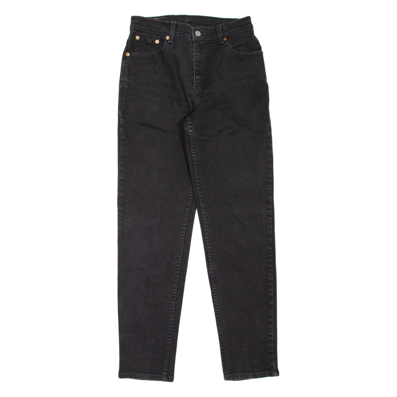 LEVI'S 550 Womens Jeans Black Regular Mom W25 L30 Refurbished - N/A refurbished available on Cerqular