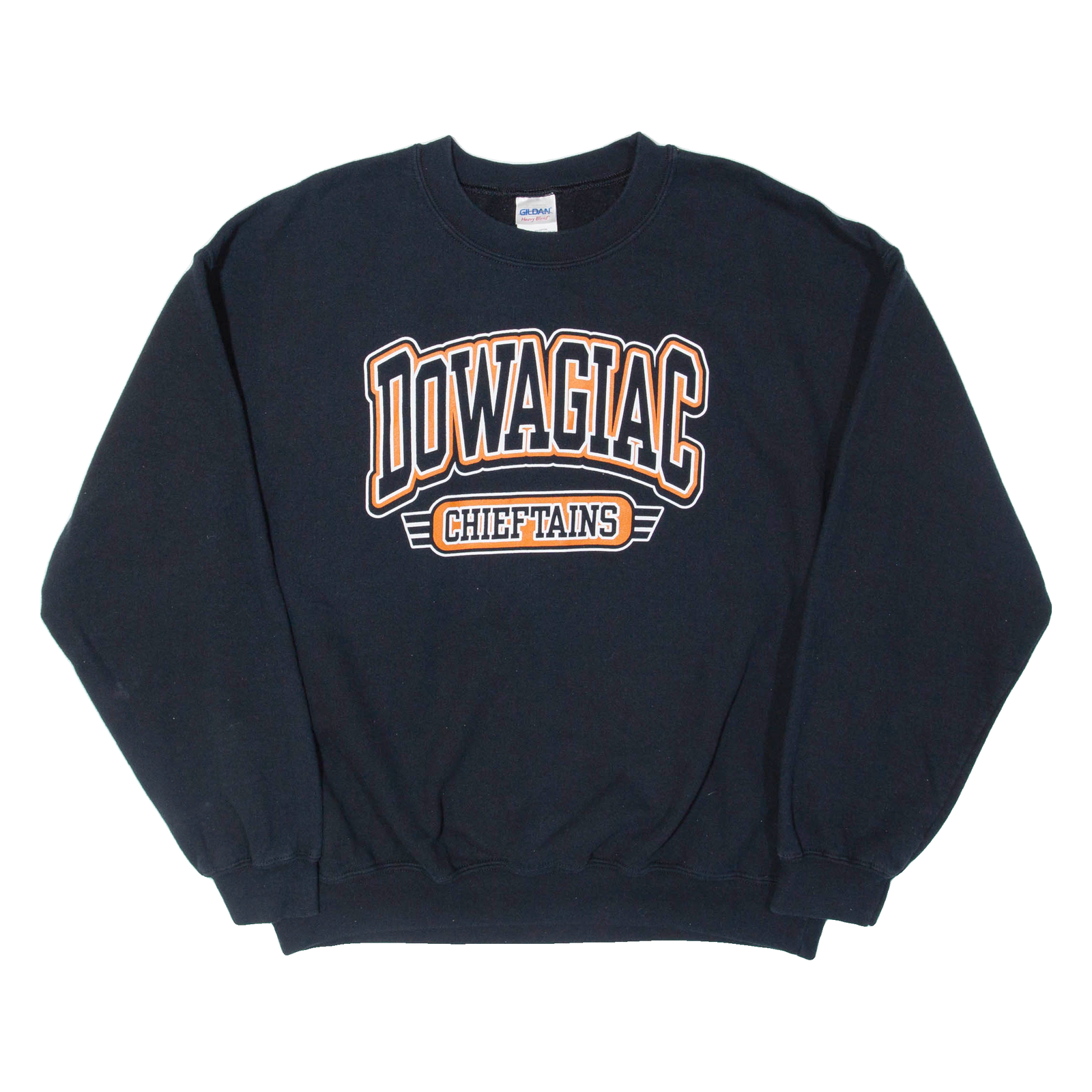 GILDAN Dowagiac High School Womens Sweatshirt Black USA L Refurbished - N/A refurbished available on Cerqular