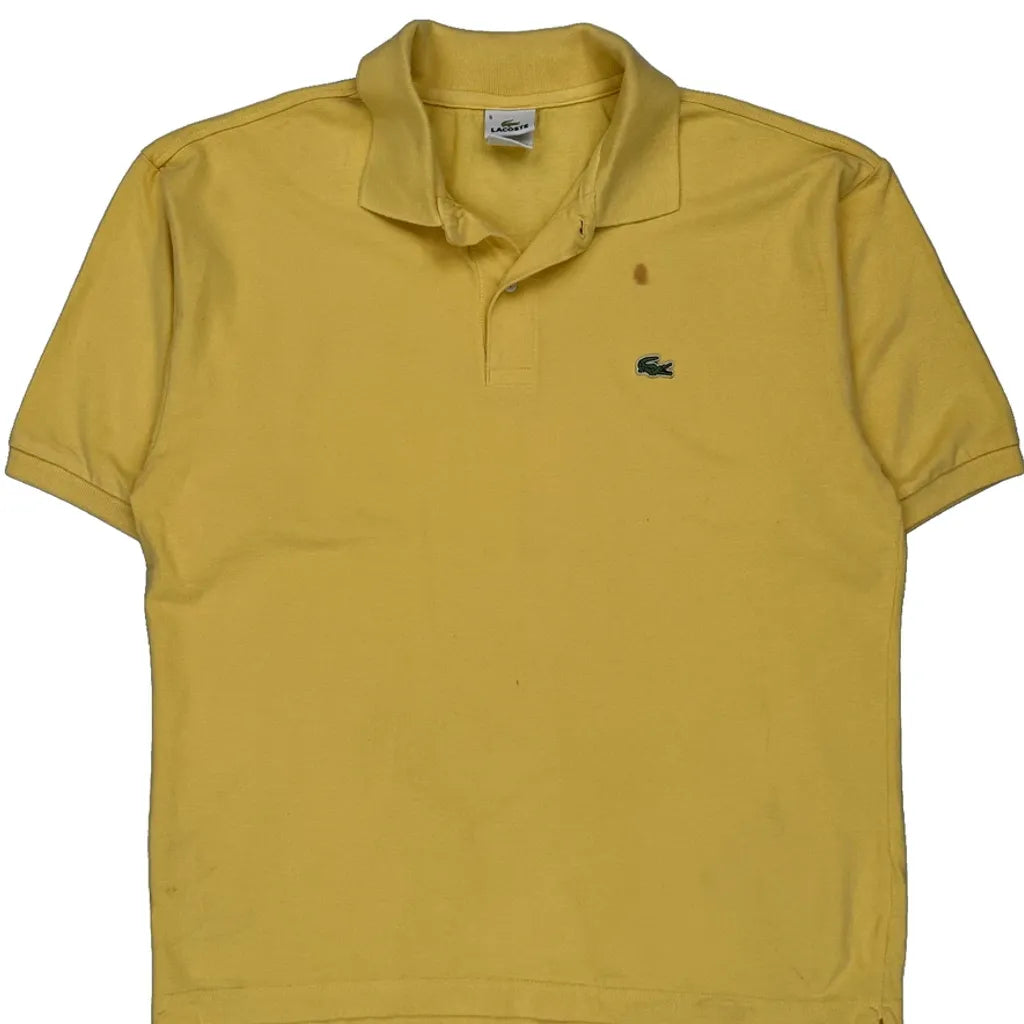 Lacoste Polo Shirt - XL Yellow Cotton Refurbished - Thrifted (note: this is a term often used to describe second- refurbished available on Cerqular