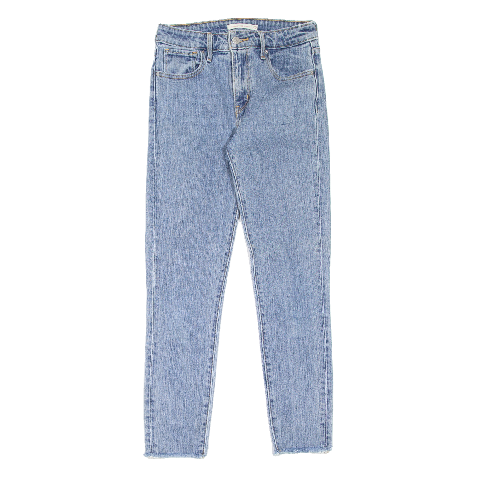 LEVI'S 721 High Rise Womens Jeans Blue Slim Skinny W25 L28 Refurbished - N/A refurbished available on Cerqular