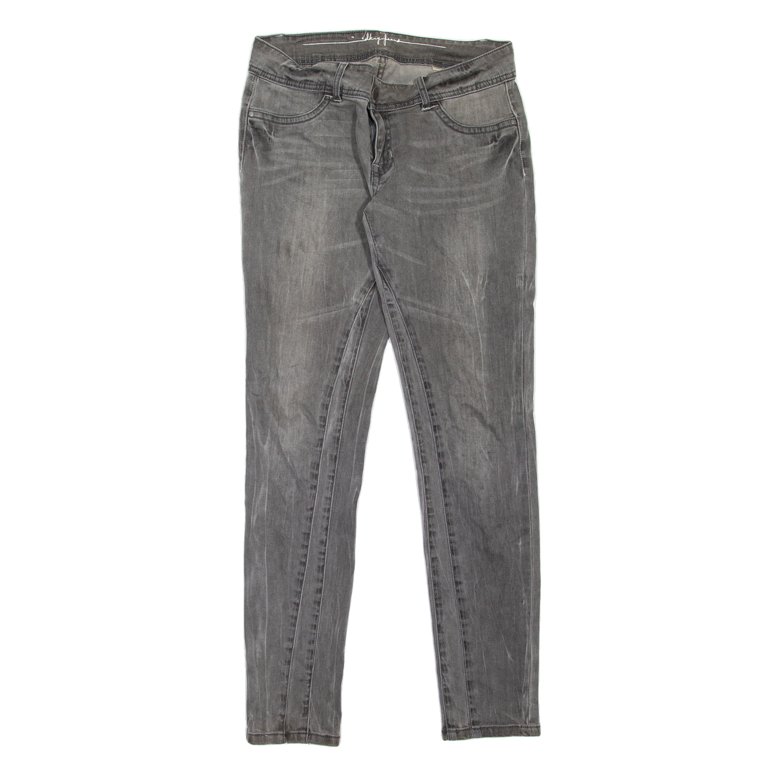 DKNY Womens Jeans Grey Slim Skinny W30 L29 Refurbished - N/A refurbished available on Cerqular