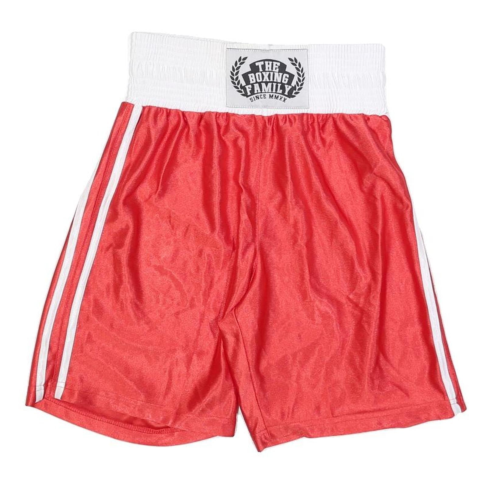 Mens Red Casual Boxing Family Elastic Waistband Shorts S W26 Sports Gym Wear Refurbished - N/A refurbished available on Cerqular