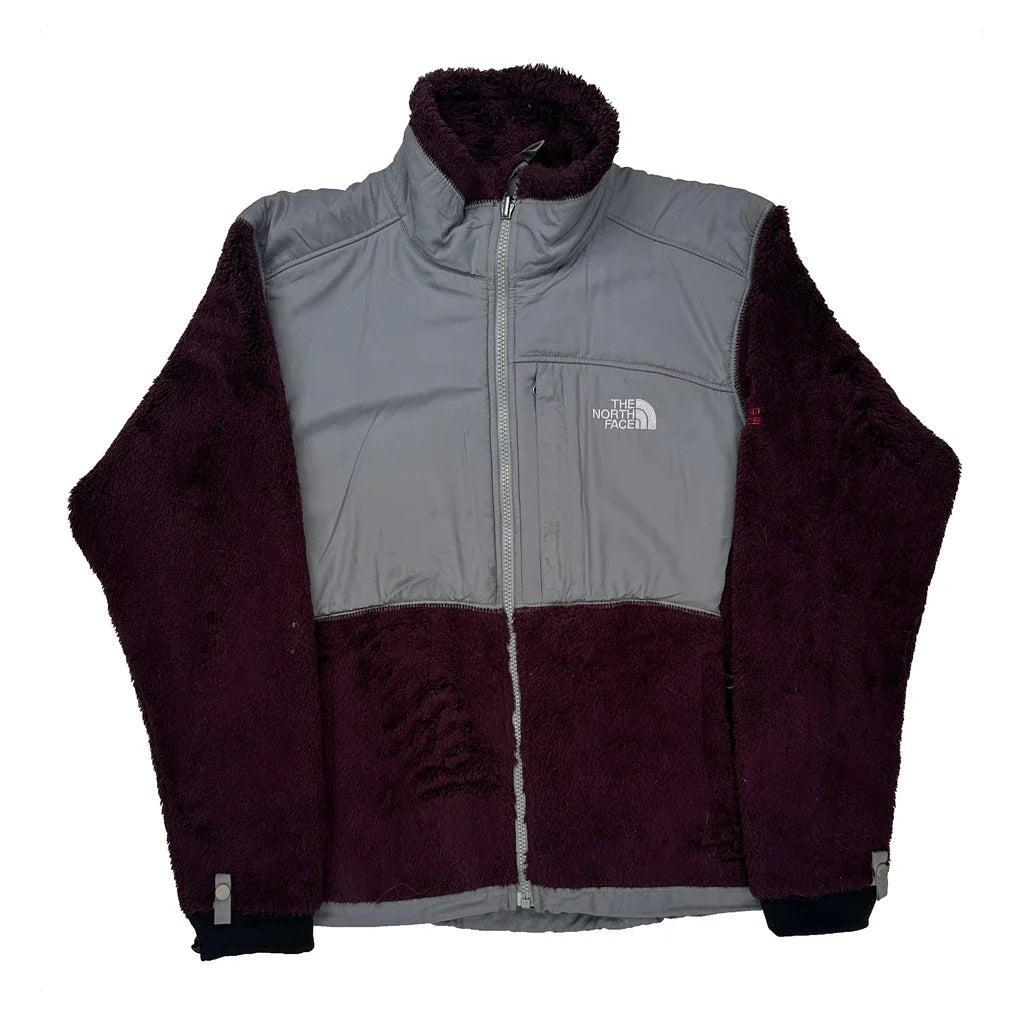 Denali The North Face Fleece Jacket - Medium Burgundy Polyester Refurbished - Thrifted (note: this is a term often used to describe second- refurbished available on Cerqular