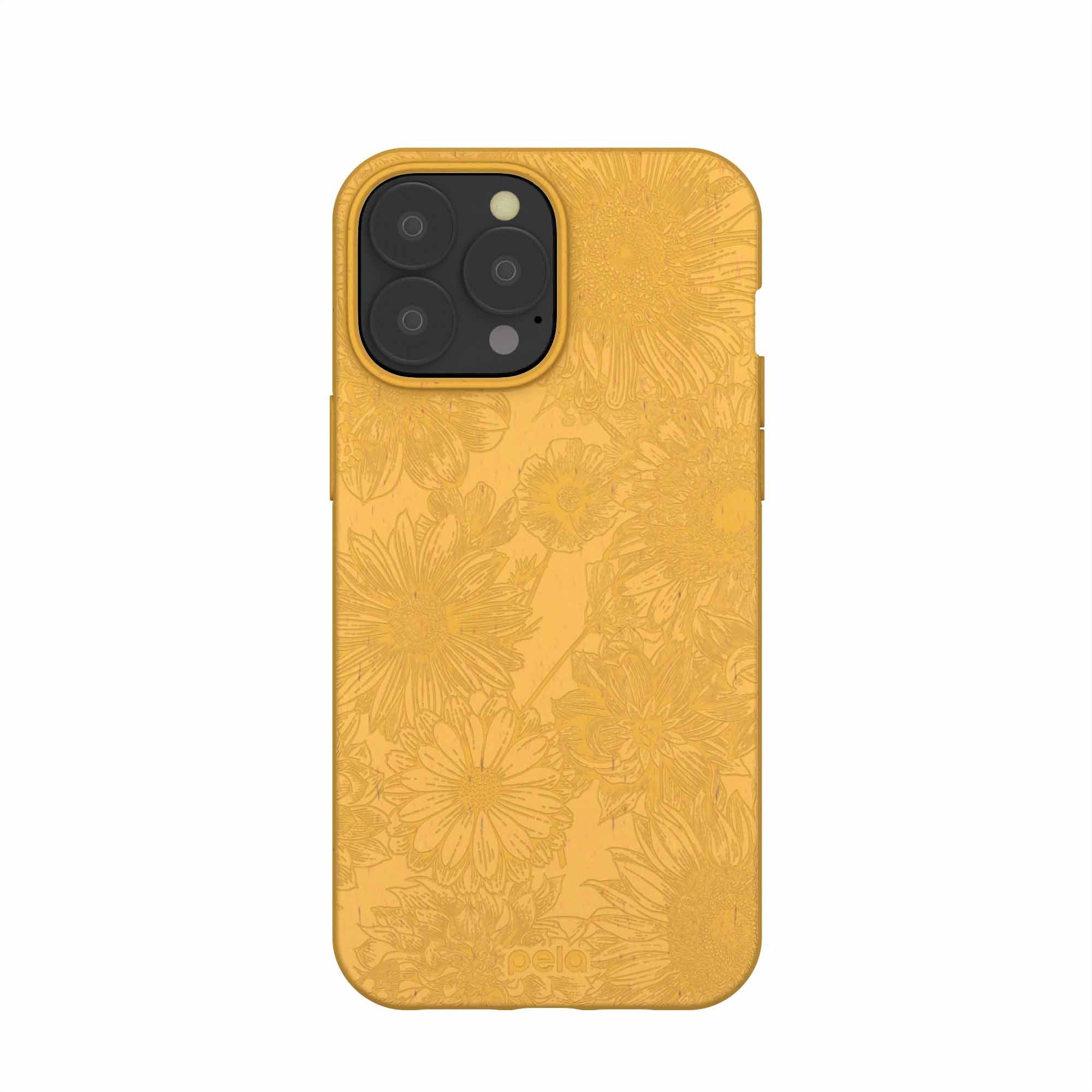 Honey Flora iPhone 13 Pro Max Case Refurbished - Pela Case refurbished available on Cerqular