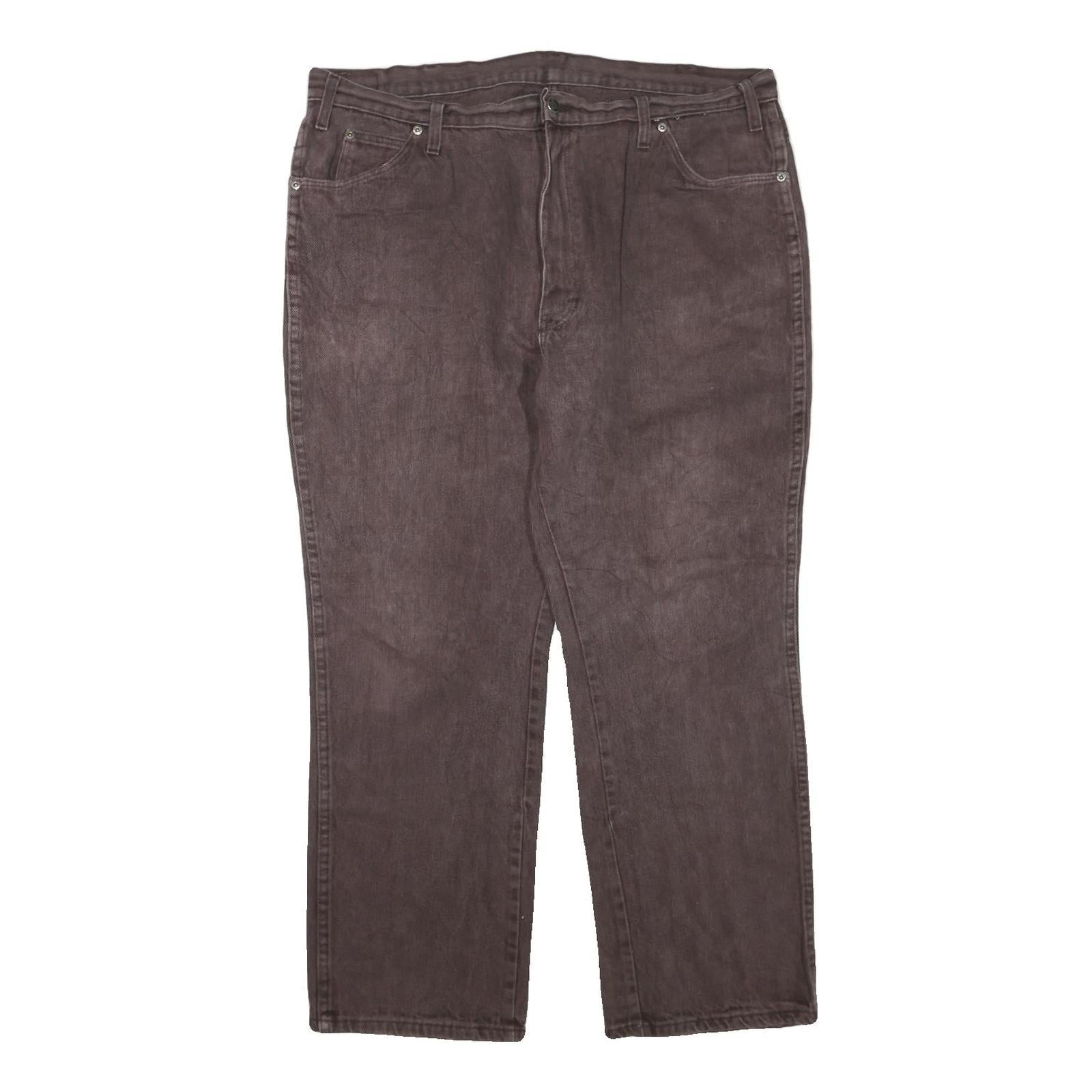 DICKIES Womens Regular Fit Straight Leg Denim Dark W40 L30 Zip Cotton Blend Refurbished - N/A refurbished available on Cerqular