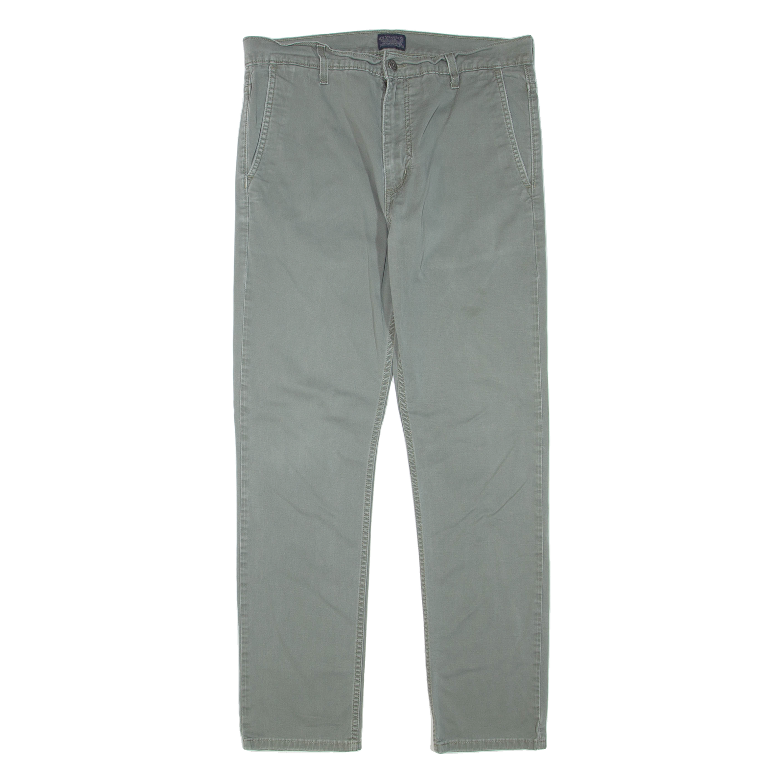 LEVI'S Mens Trousers Green Regular Skinny W33 L32 Refurbished - N/A refurbished available on Cerqular