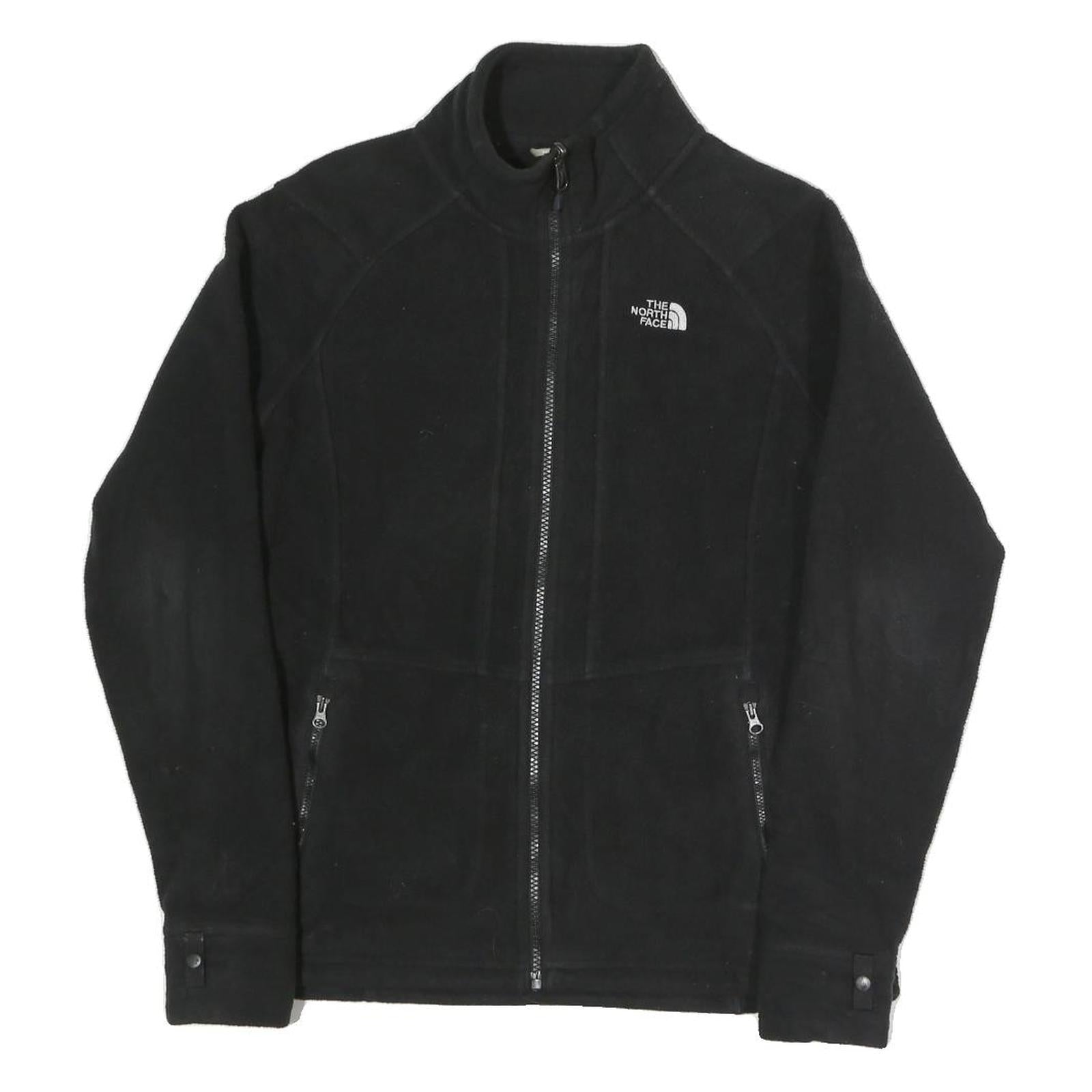 THE NORTH FACE Womens Black Jacket M Polyester Blend Zip Plain Outdoor Casual Refurbished - N/A refurbished available on Cerqular