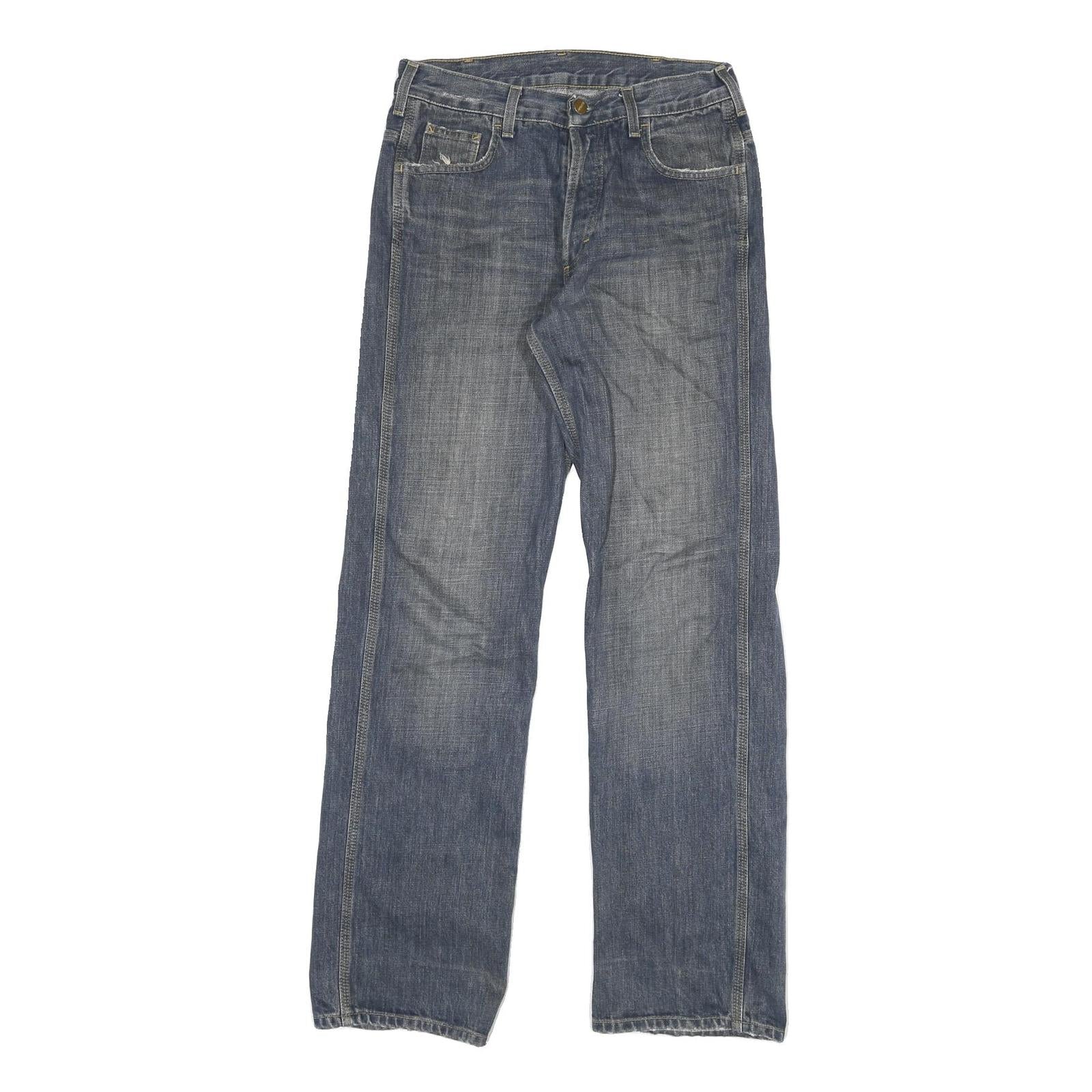 CARHARTT Mens Jeans Blue Regular Straight Denim Medium W28 L31 Workwear Refurbished - N/A refurbished available on Cerqular