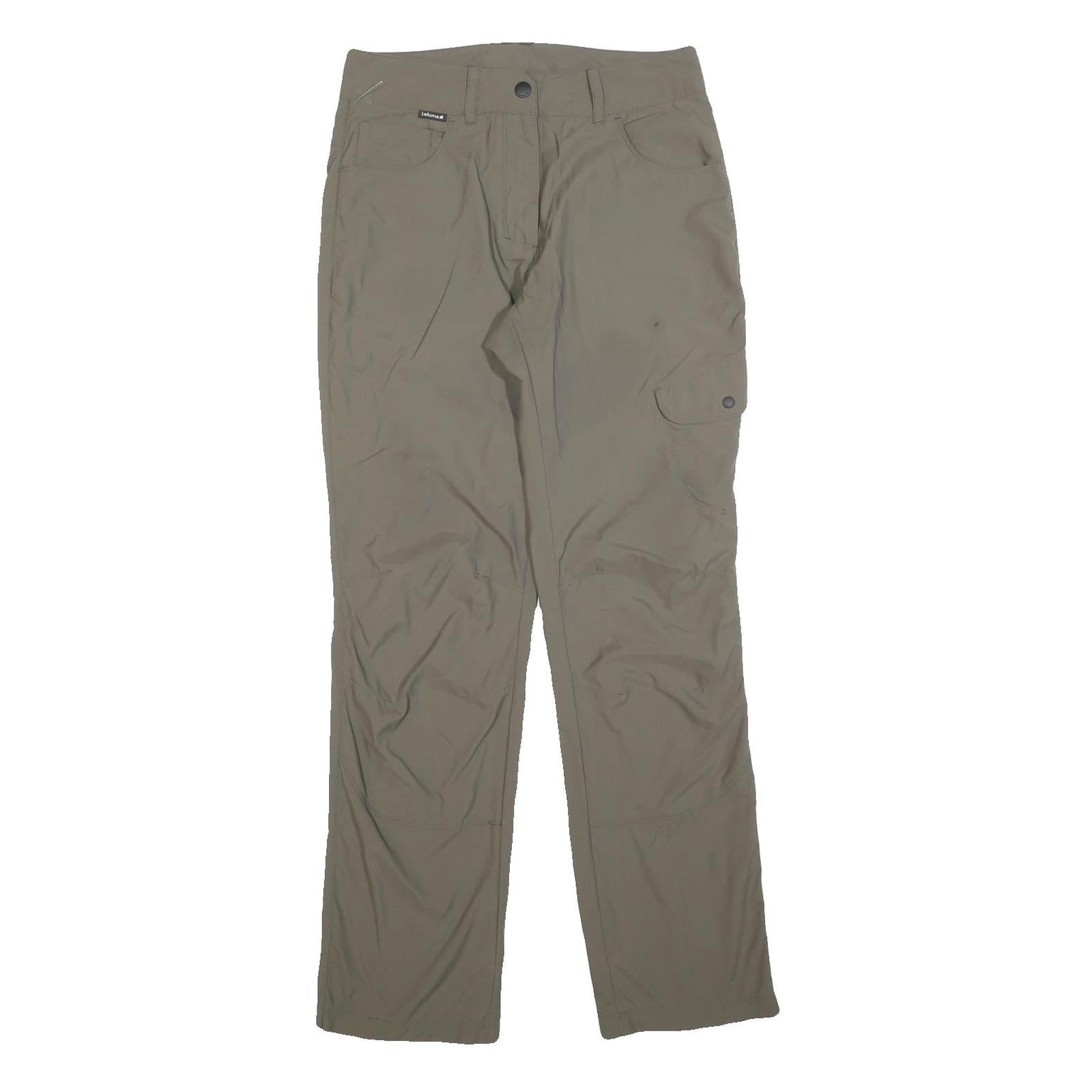 LAFUMA Womens Regular Beige Polyester Blend Trousers W30 L32 Zip Outdoor Casual Refurbished - N/A refurbished available on Cerqular