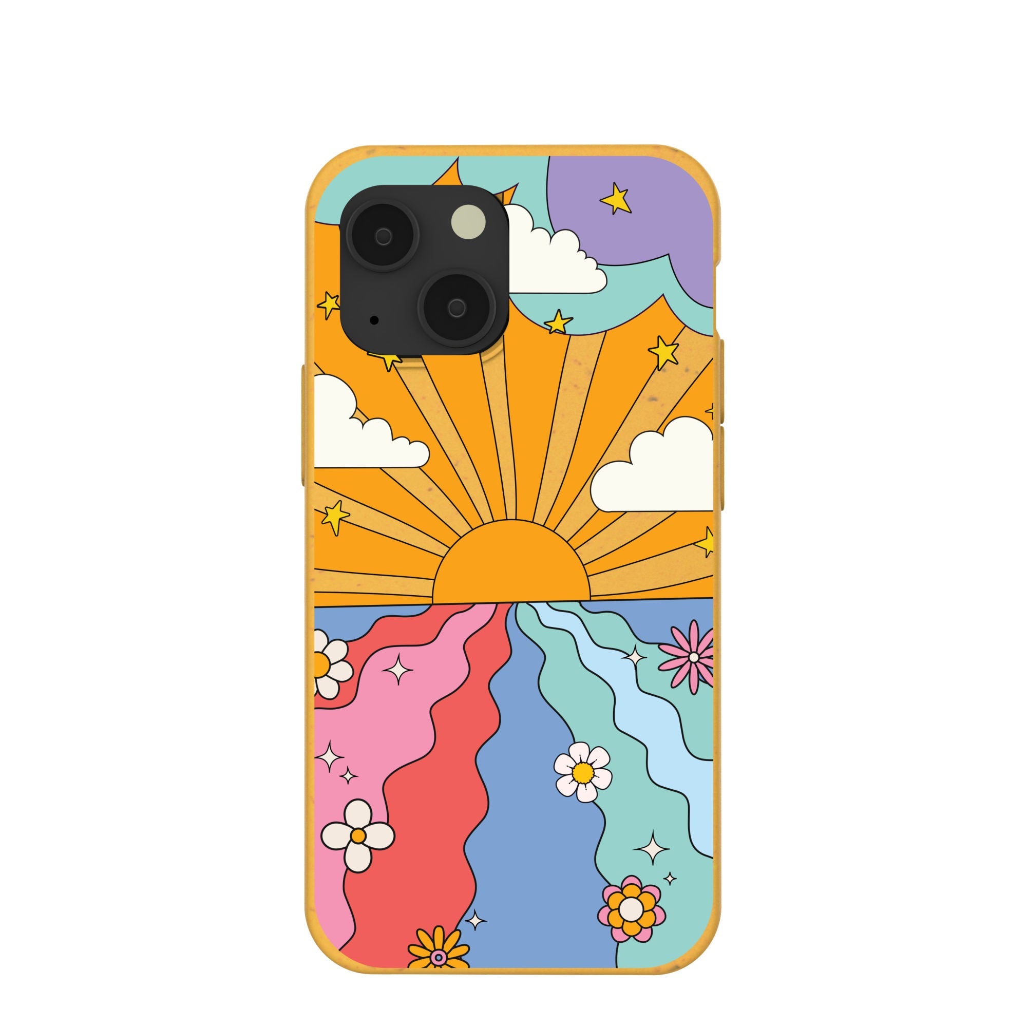 Honey Into the Sunset iPhone 13 Mini Case Refurbished - Pela Case refurbished available on Cerqular