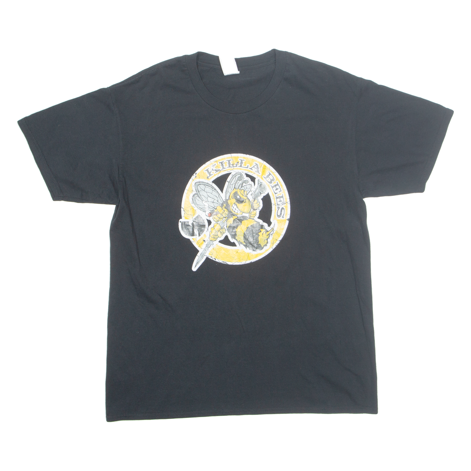 GILDAN Killa Bees Mens T-Shirt Black L Refurbished - N/A refurbished available on Cerqular