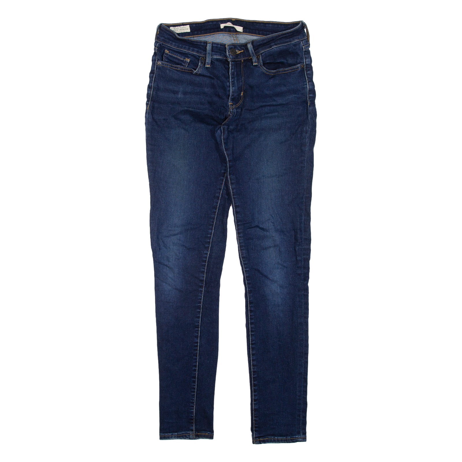 LEVI'S 711 BIG E Womens Jeans Blue Slim Skinny W25 L30 Refurbished - N/A refurbished available on Cerqular