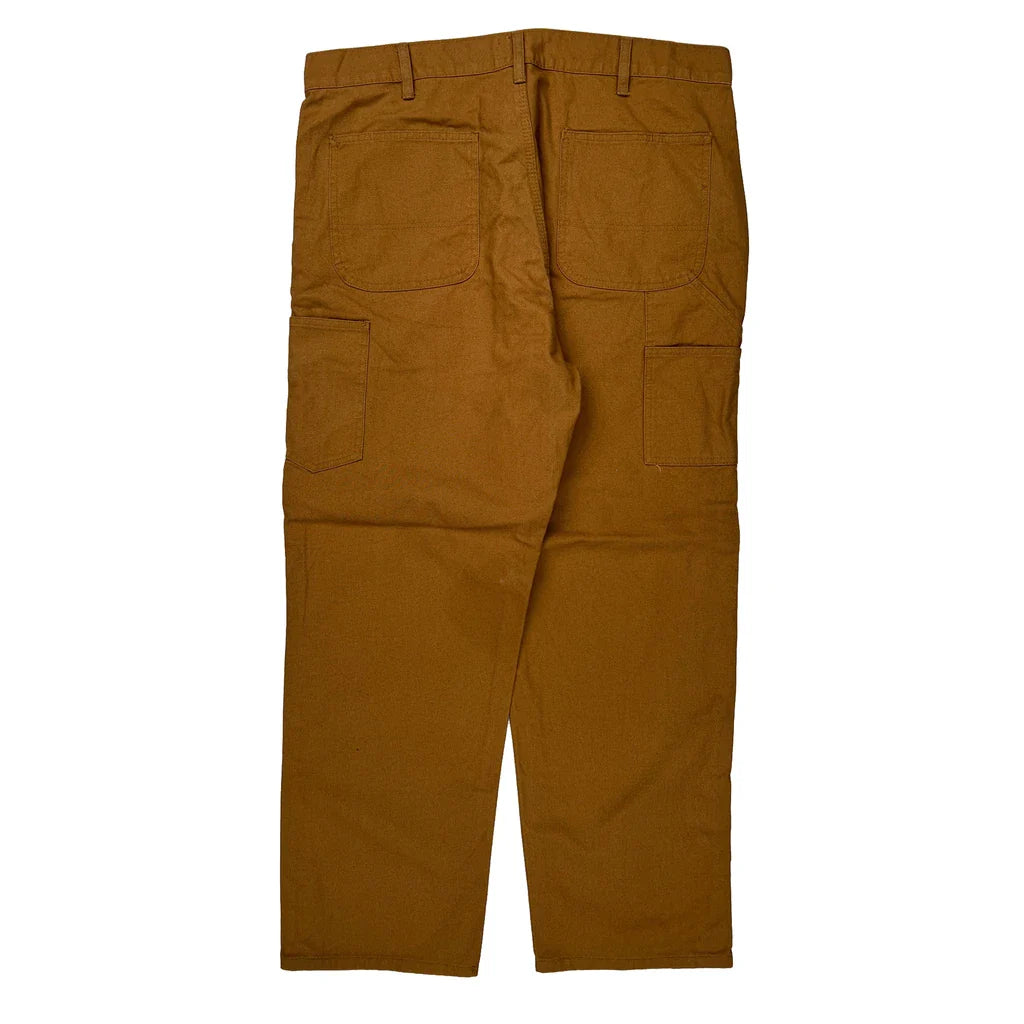 Old Mill Carpenter Trousers - 37W 29L Brown Cotton Refurbished - Thrifted (note: this is a term often used to describe second- refurbished available on Cerqular