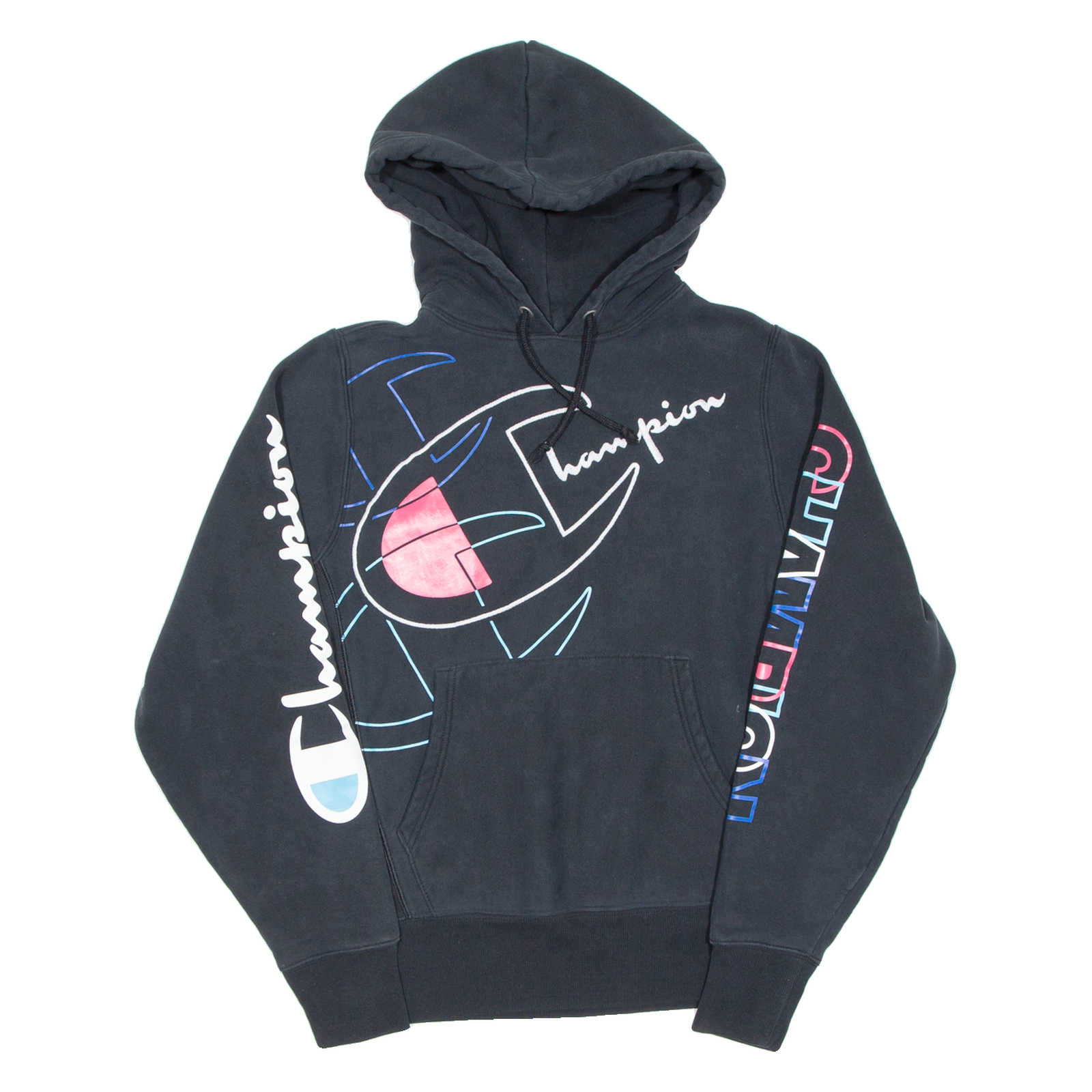 CHAMPION REVERSE WEAVE Mens Black Hoodie S Refurbished - N/A refurbished available on Cerqular