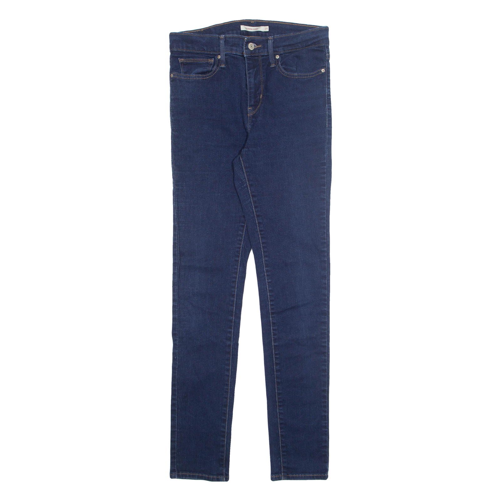 LEVI'S Womens Jeans Blue Slim Skinny W29 L30 Refurbished - N/A refurbished available on Cerqular