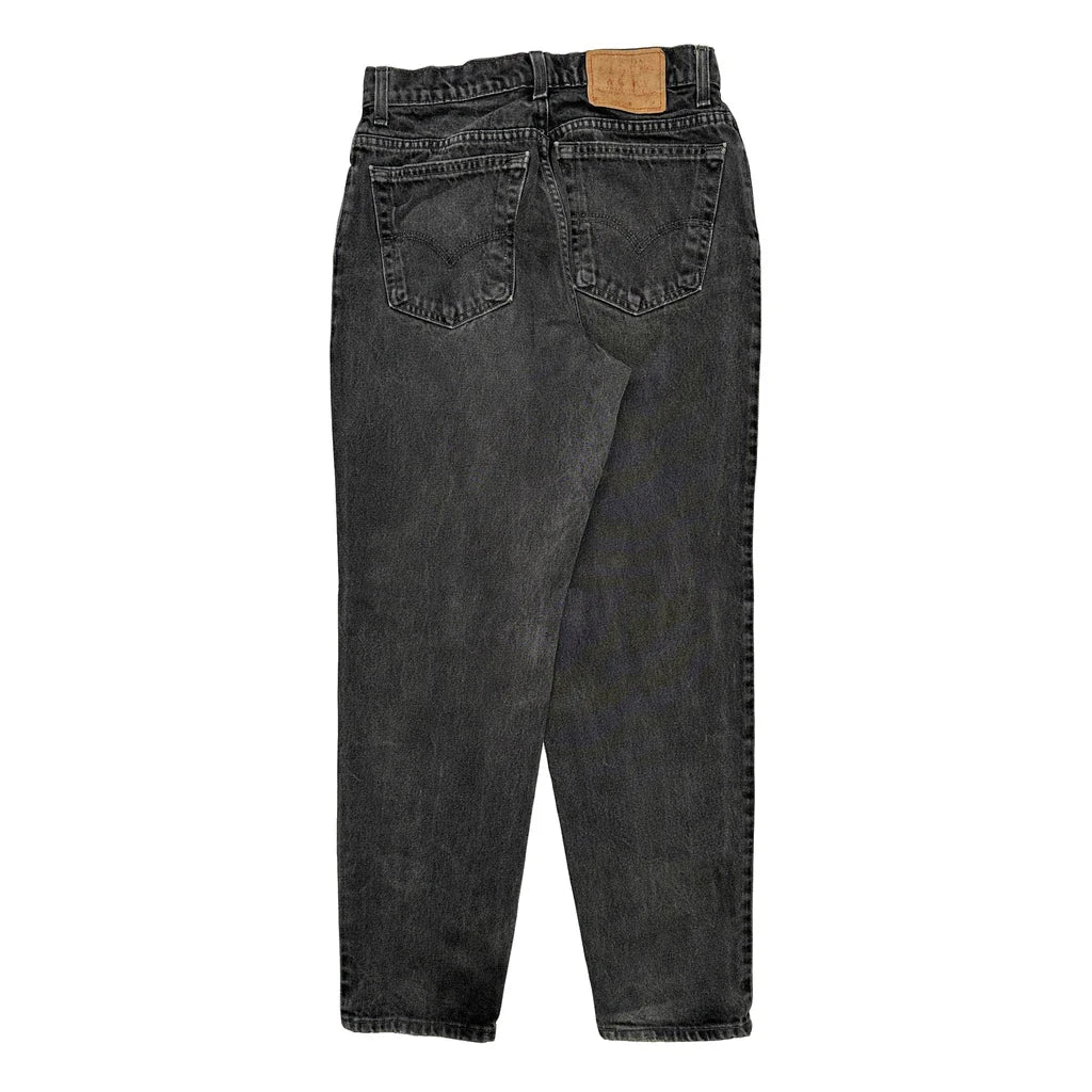 Levis Jeans - 28W 31L Grey Denim Refurbished - Thrifted (note: this is a term often used to describe second- refurbished available on Cerqular