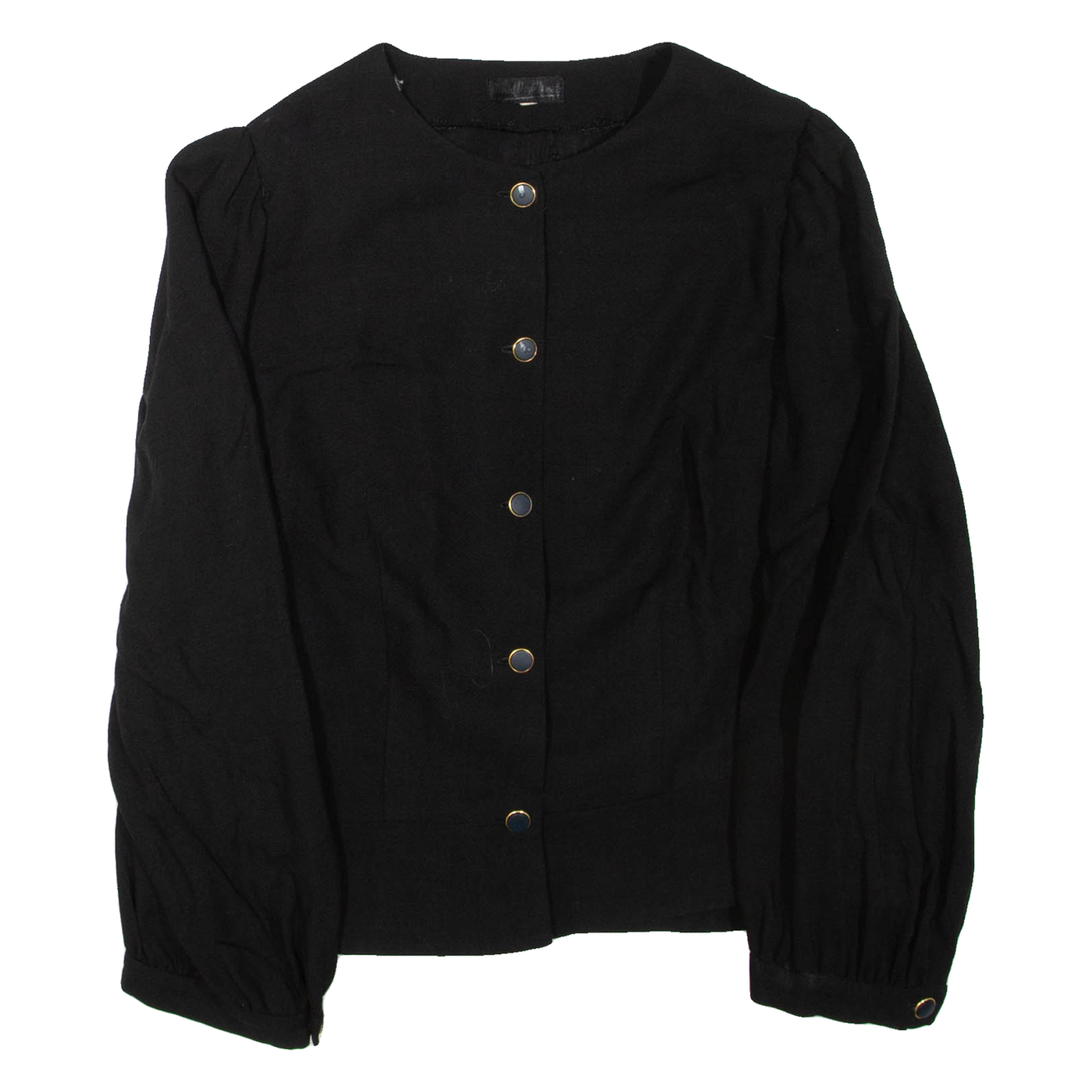 Womens Blouse Black Long Sleeve Viscose M Refurbished - N/A refurbished available on Cerqular