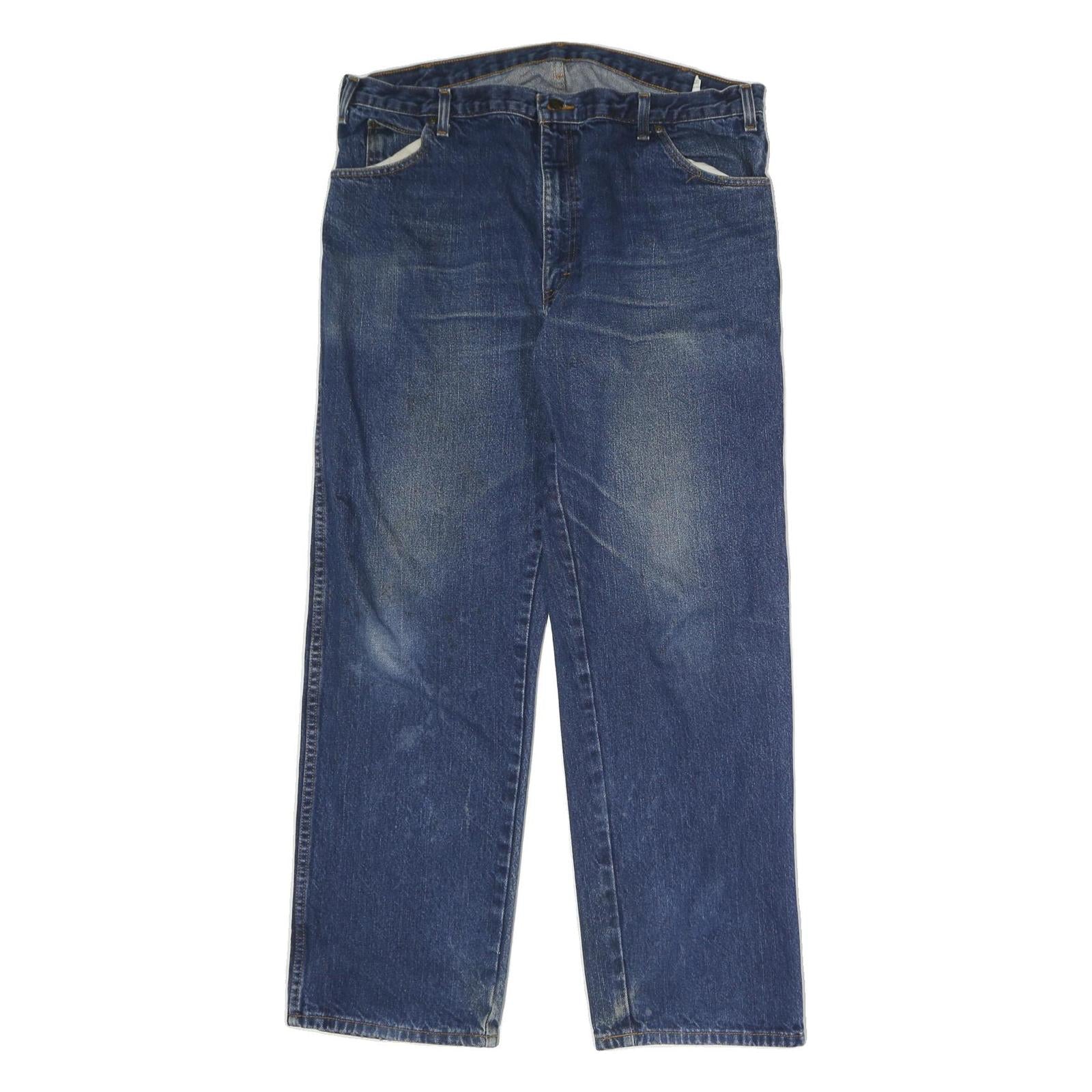 DICKIES Mens Jeans Blue Regular Straight Denim Medium W38 L30 Classic Fit Refurbished - N/A refurbished available on Cerqular